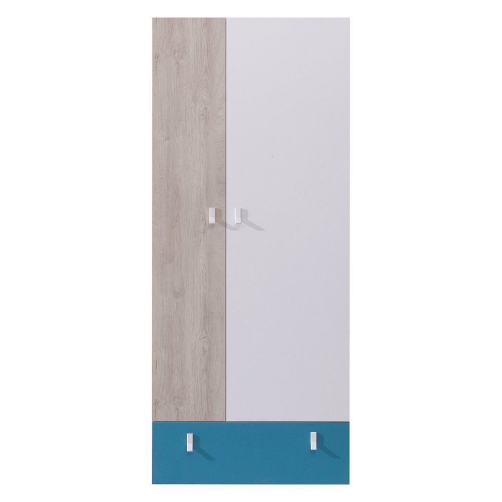 Lomadox Kleiderschrank PITTSBURGH-133 2-türig, 80cm breit, günstig online kaufen