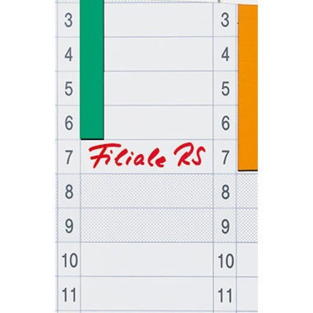 FRANKEN Terminkalender Datumsstreifen DS703A 14x42cm 1- Maße: 14 x 42 cm (B x H)