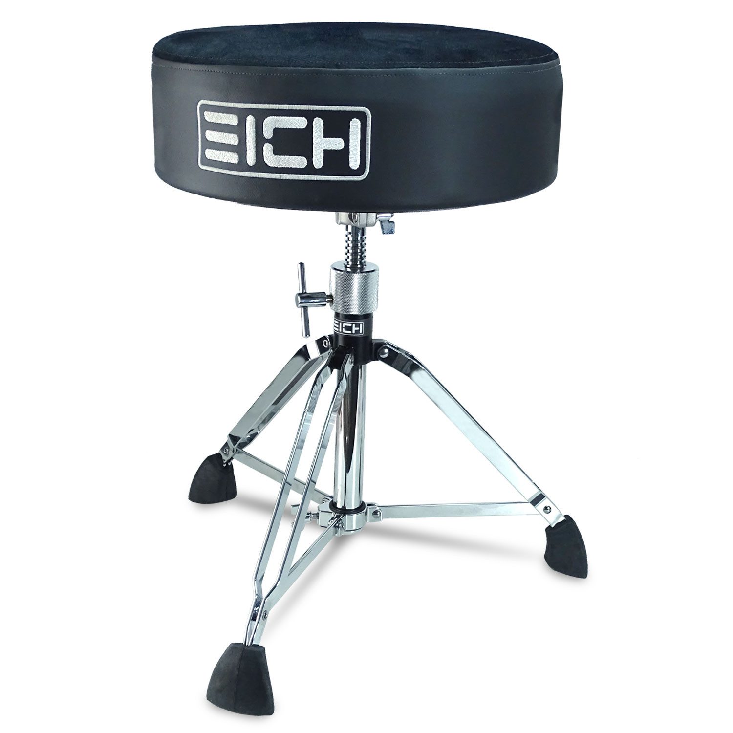 Eich Amplification Schlagzeug Eich Hocker DBC400R-SST Subwoofer-Hocker Velours,Set, Hocker mit Bass-Shaker, Macht tiefe Frequenzen spürbar durch Vibration