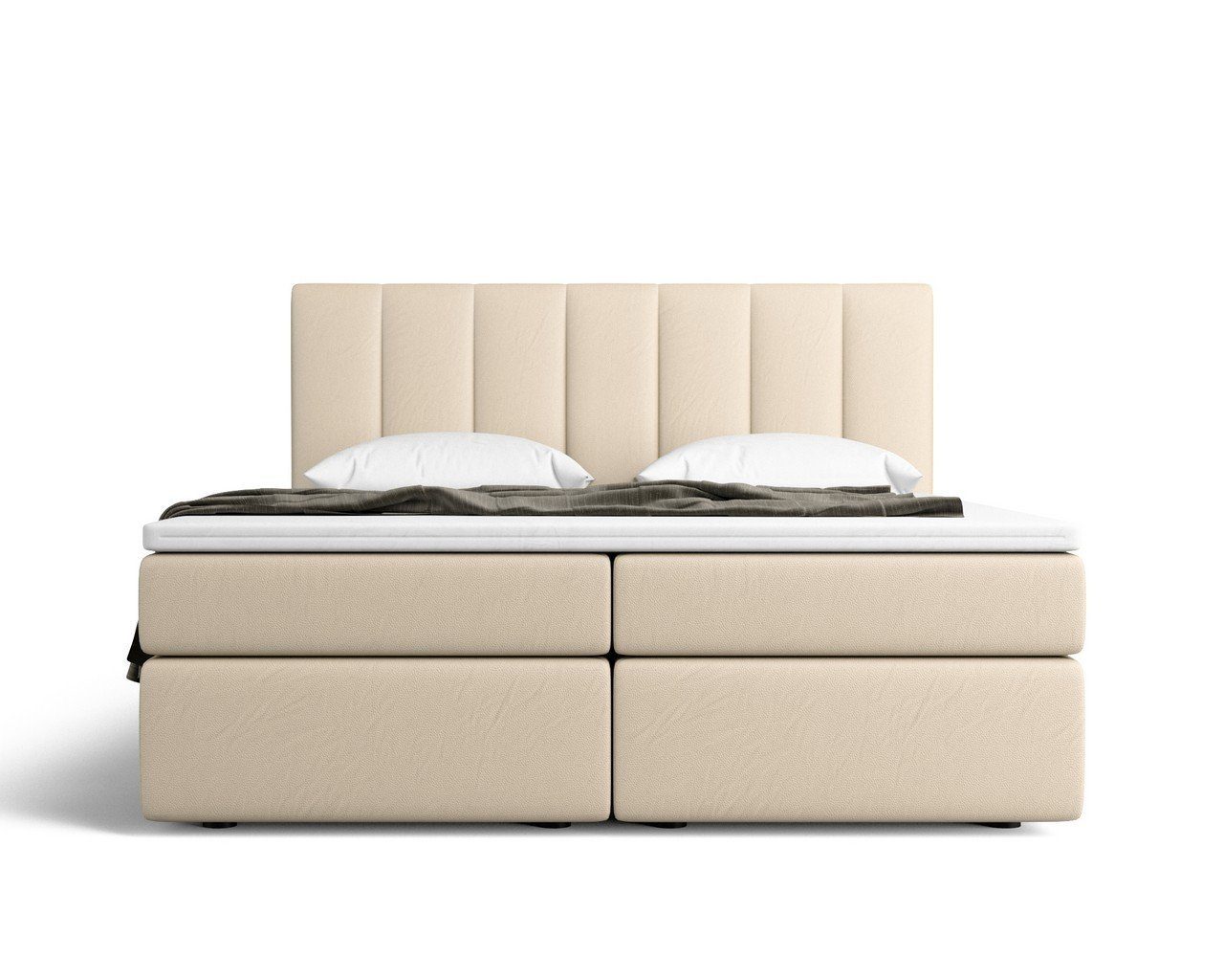 Sofa Dreams Boxspringbett Bellavista (Designerbett Bett, inklusive Topper und Matratze), mit Bettkasten, viele Stoffe und Farben, alle Größen