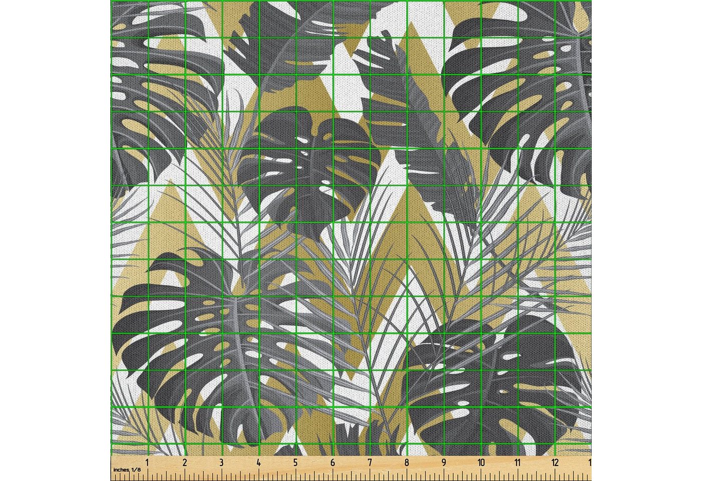 Thumbnail - Abakuhaus Stoff DIY Bastler Stoff für Dekorationszwecke, Bananenblatt Moderne Aloha Stil