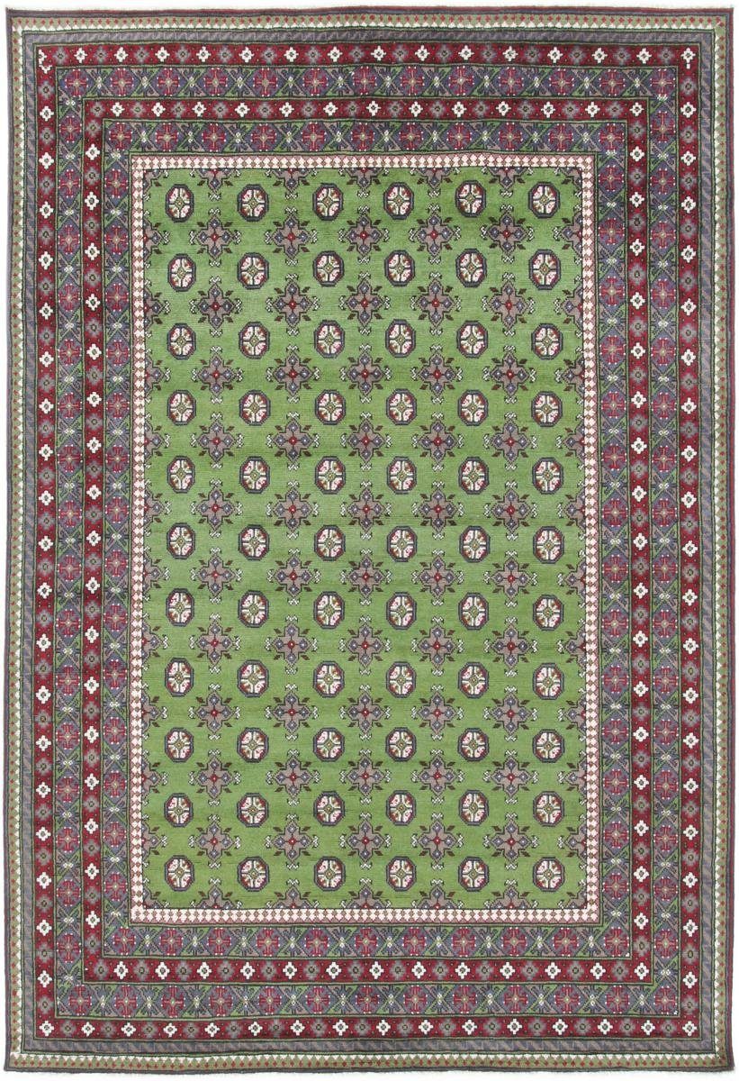 Orientteppich Afghan Akhche 200x301 Handgeknüpfter Orientteppich, Nain Trading, rechteckig, Höhe: 6 mm