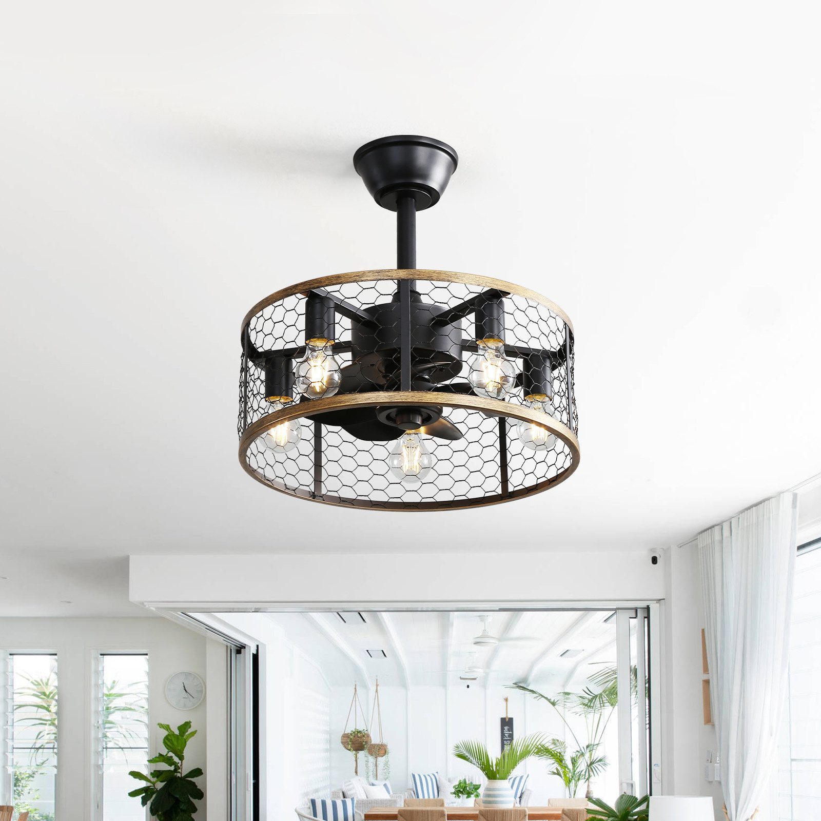 Sofucor Deckenventilator mit Licht, DC, 51cm, günstig online kaufen