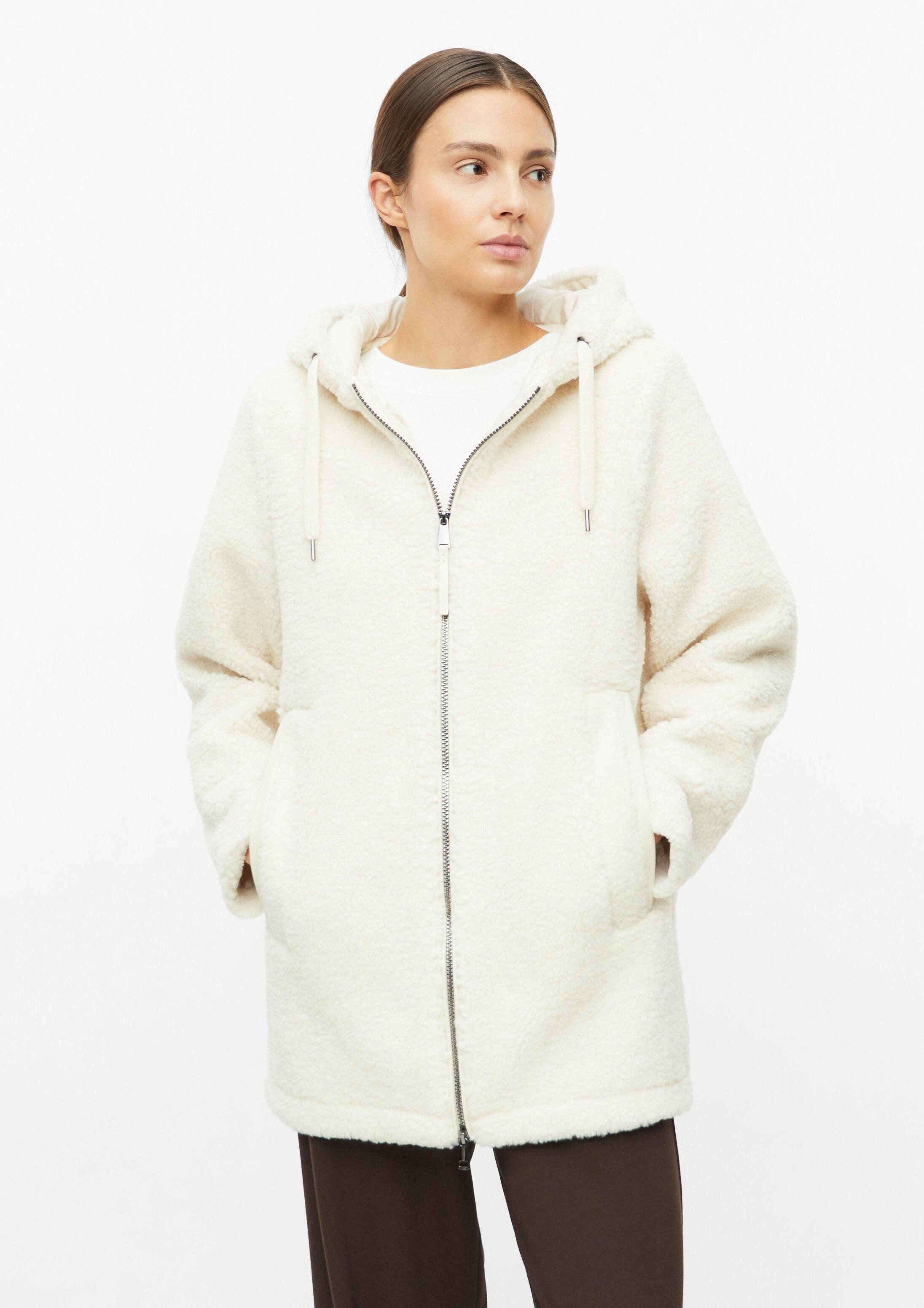 s.Oliver Funktionsmantel Outdoor-Mantel Flauschige Teddyjacke