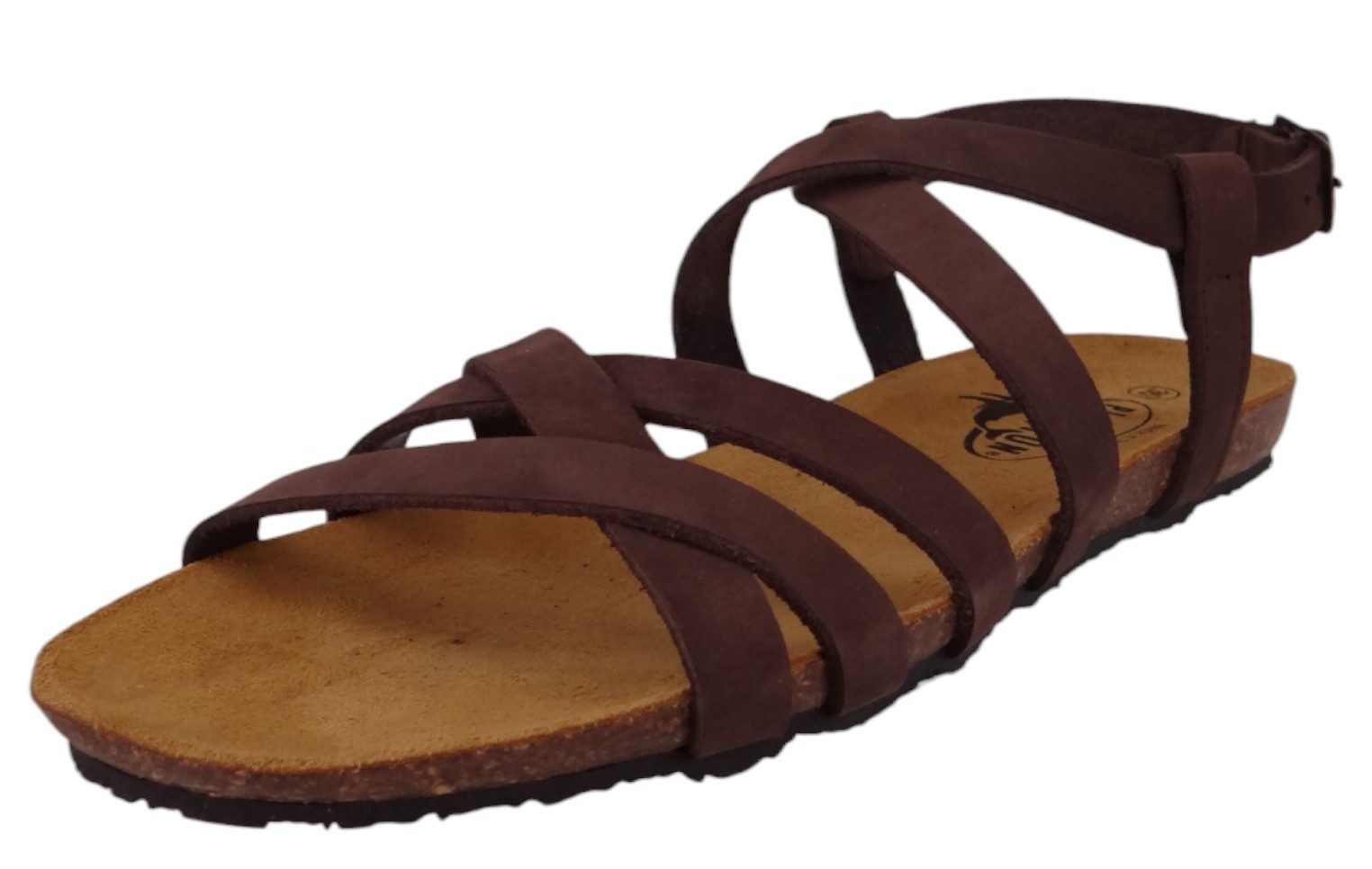 Plakton 575184 Nobuck Mam Vali 575184 Marron Sandale