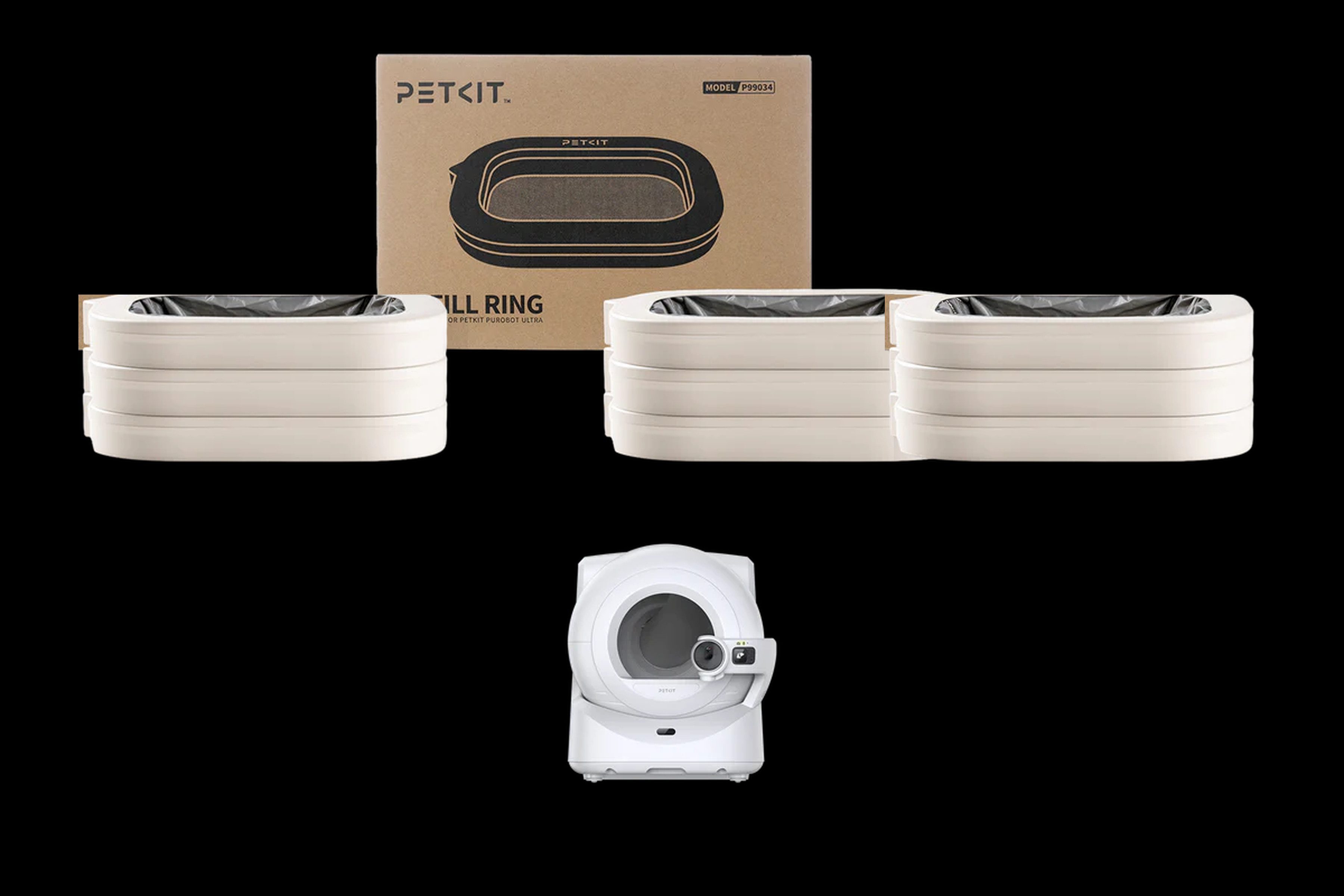 PETKIT Katzentoilette PETKIT Waste Bag Set 3pcs For Purobot Ultra