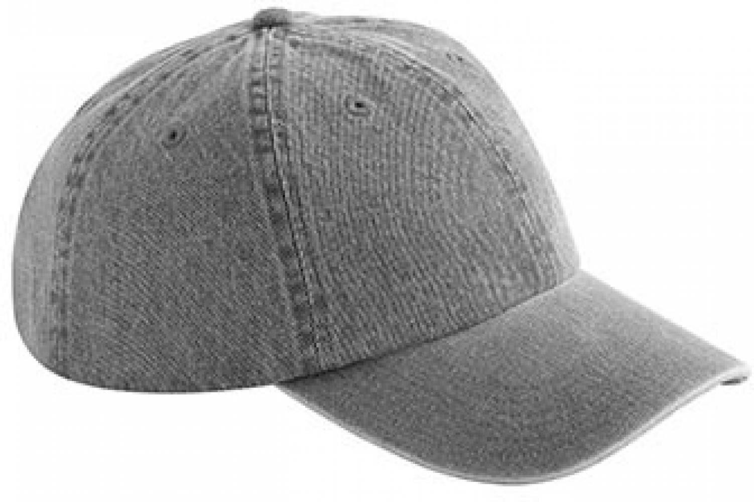 Beechfield® Trucker Cap Basic Vintage Baumwolle Denim Kappe