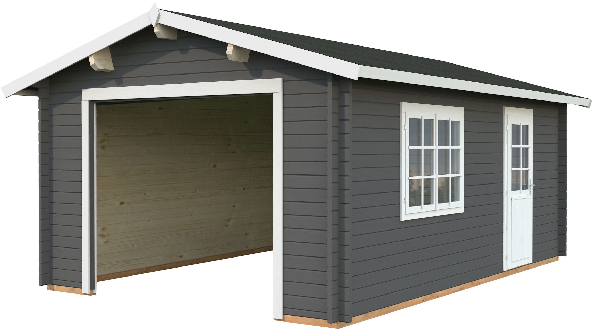Palmako Garage Roger, ohne Tor, BxTxH: 426x598x276 cm