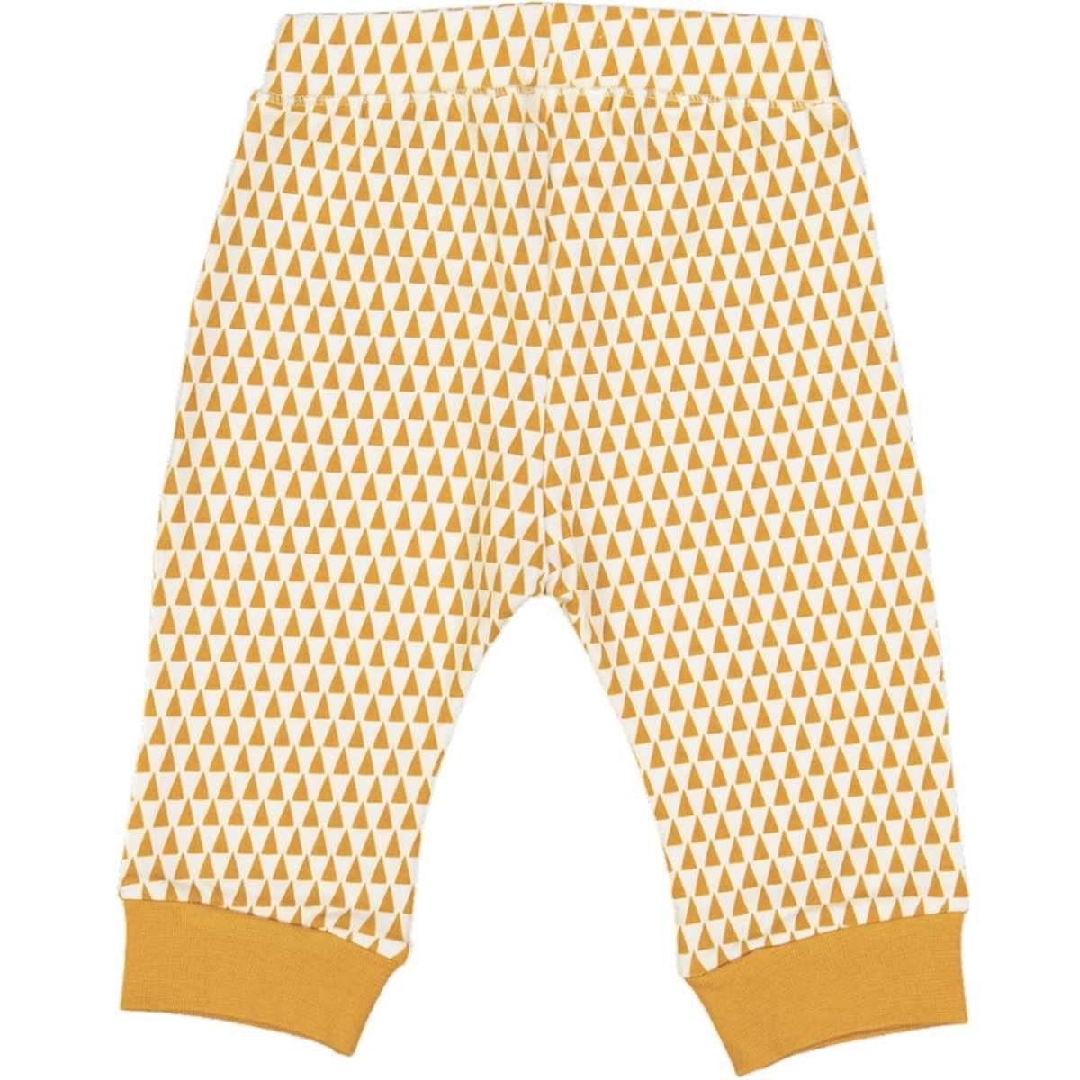 COQ EN PATE Leggings Baby Leggings mit schönen Mustern aus Baumwolle Gold 6 Monate