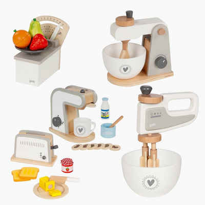 goki Kinder-Toaster Toaster Holzspielzeug-Klassiker, (10-tlg), Tostscheiben aus Holz
