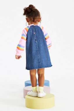 Next Jeanskleid Denim-Kleid mit Raglanärmeln (1-tlg)