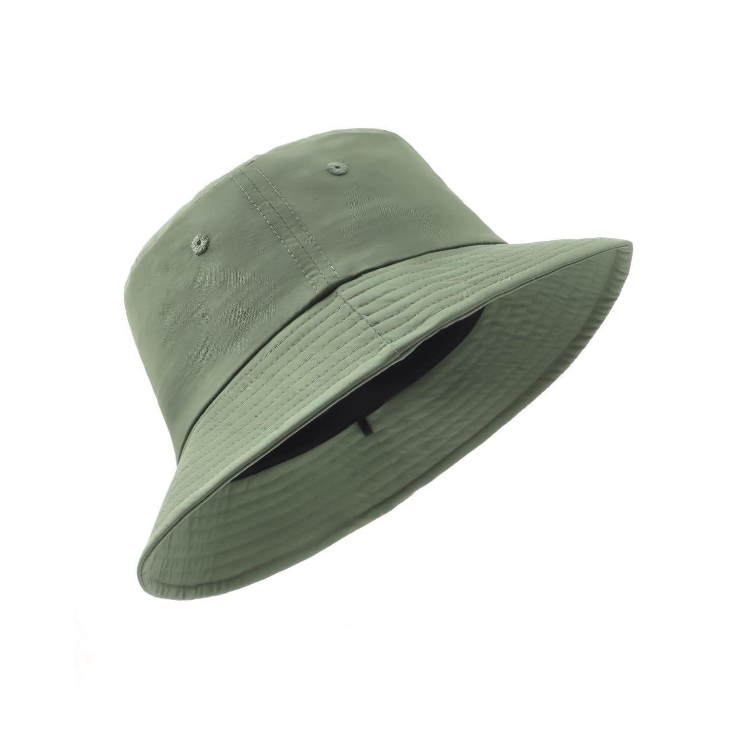 LuxusKollektion Fischerhut Fischerhut Anglerhut Sonnenhut UV Buckethat Golfhut Grün XXL