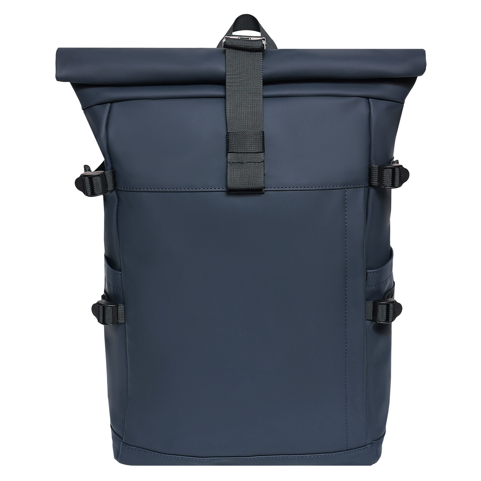 EAAKIE Rucksack RollTop Rucksack Freizeitrucksack Herren Damen Wasserabweisend, spritzwassergeschütztes Polyester und wasserabweisende Reißverschlüsse