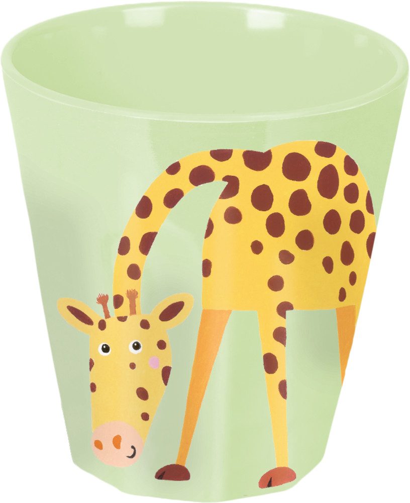 COPPENRATH DIE SPIEGELBURG Kinderbecher Becher Giraffe - Freche Rasselbande, 1-tlg., Polypropylen, empfohlen ab 6 Monate