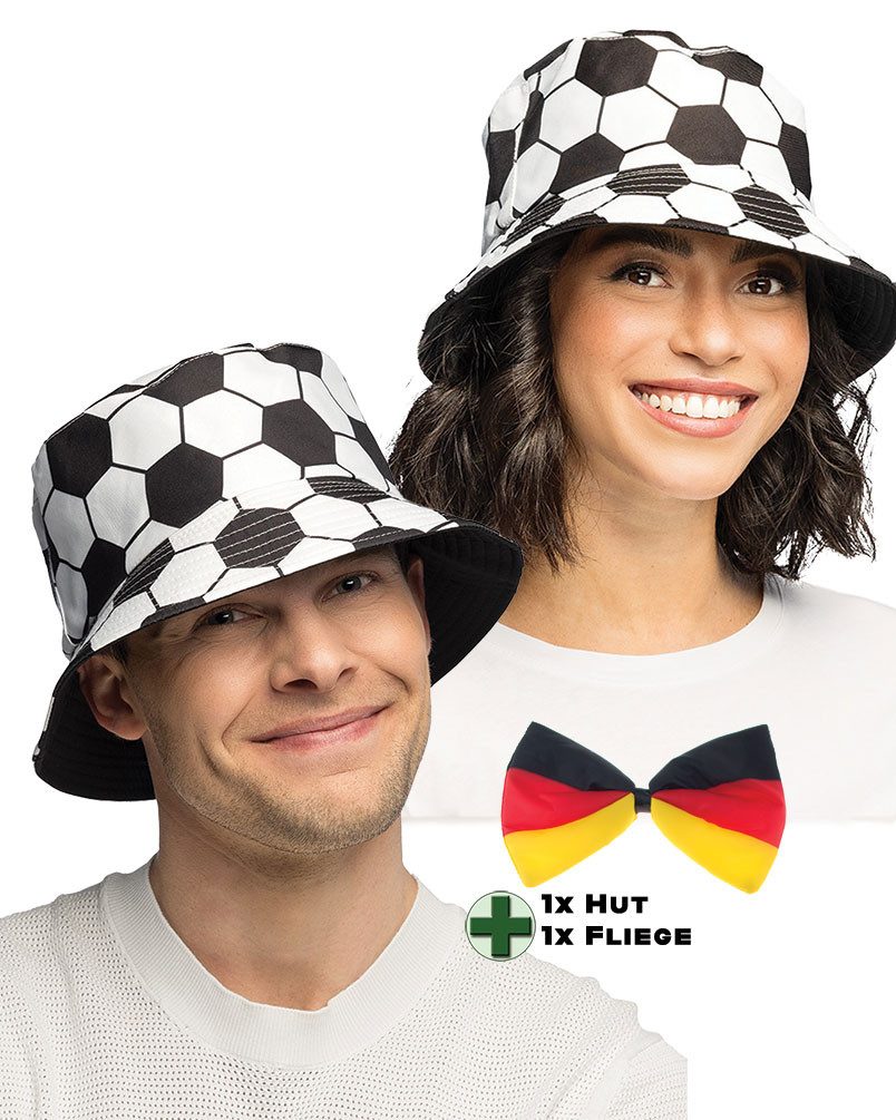 Kostüm Fußball Weltmeisterschaft WM 2026 Hut mit Fliege