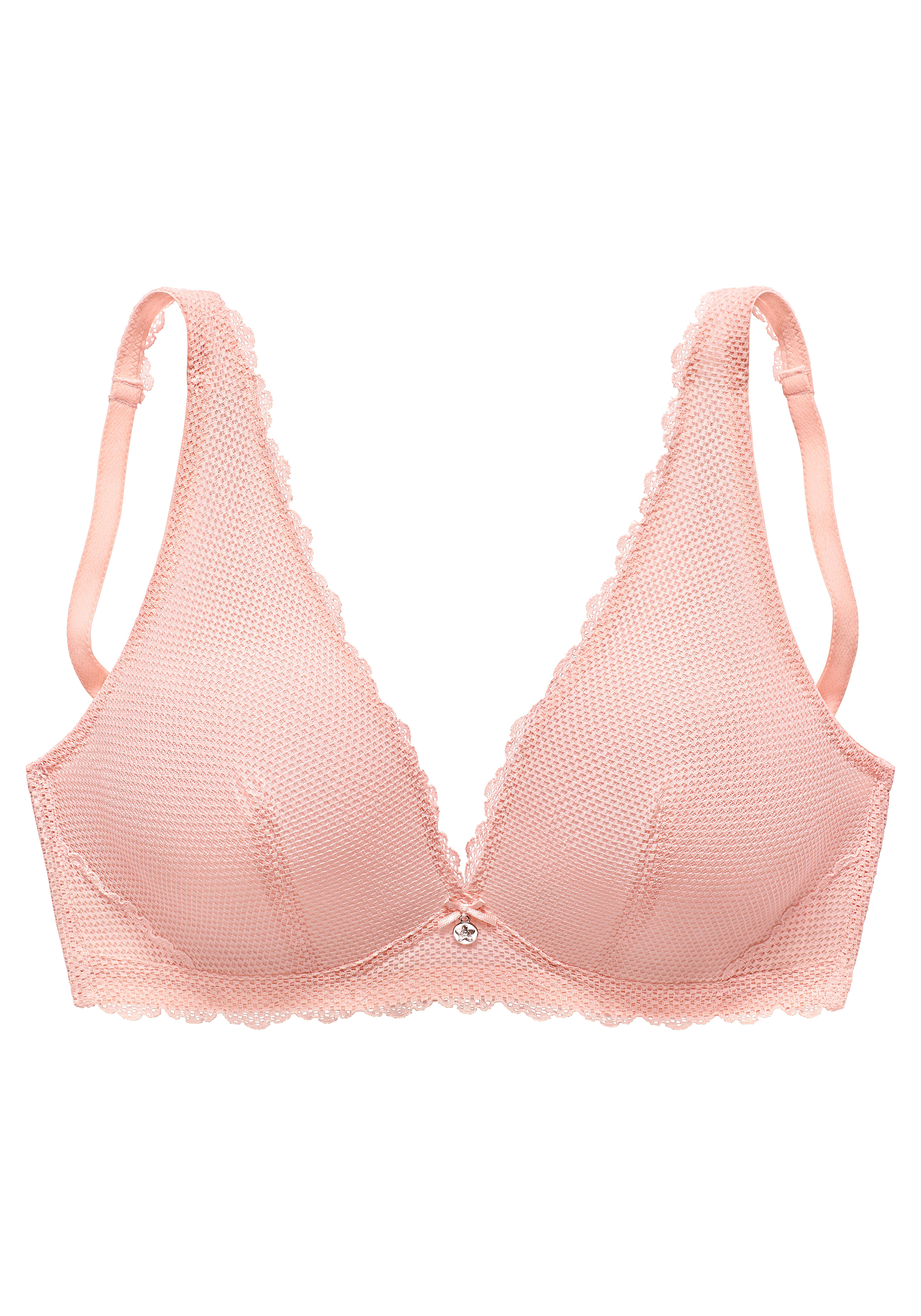 Vivance Bralette-BH ohne Bügel im High-Apex-Design, sexy Dessous