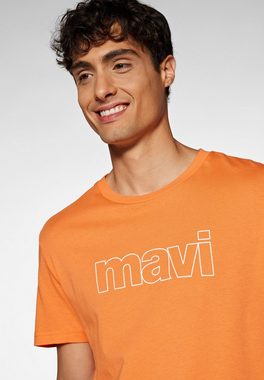 Mavi Rundhalsshirt MAVI LOGO TEE T-Shirt mit Print