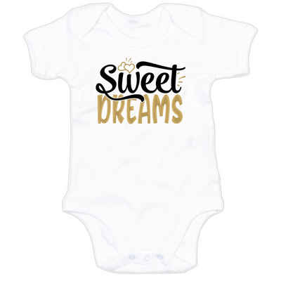 G-graphics Kurzarmbody Sweet dreams Baby Body mit Spruch / Sprüche / Print / Motiv