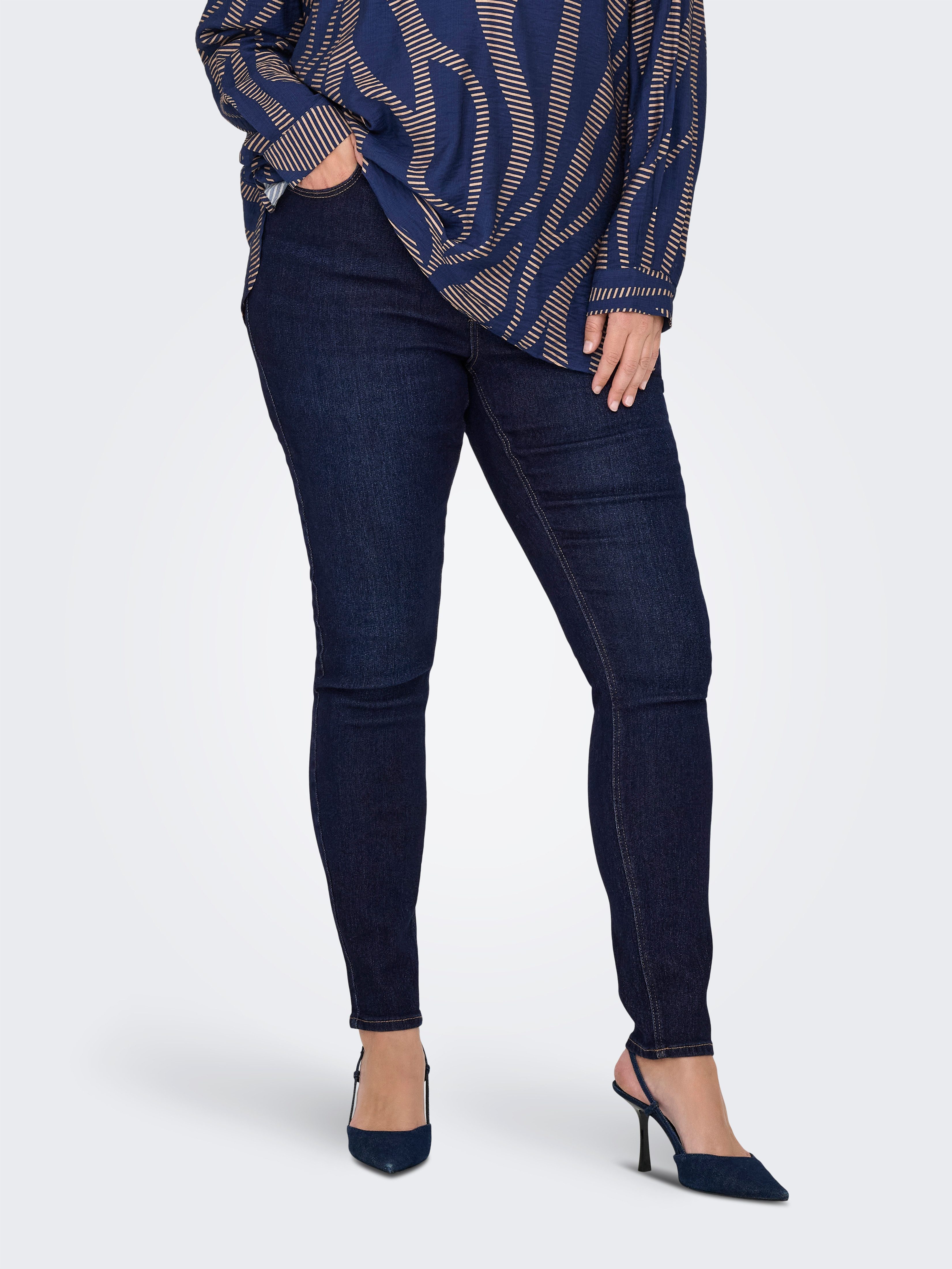 ONLY CARMAKOMA Skinny-fit-Jeans CARCRUZ EX HW SKINNY DNM PIMBOX BF günstig online kaufen