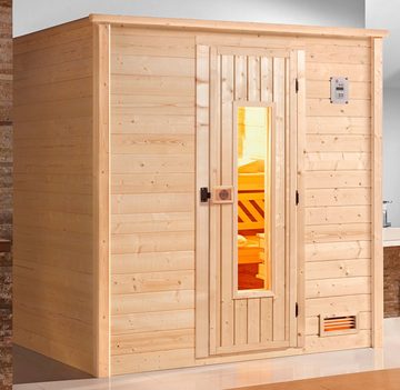 weka Sauna Bergen 1, BxTxH: 198 x 148 x 203,5 cm, 45 mm, ohne Ofen