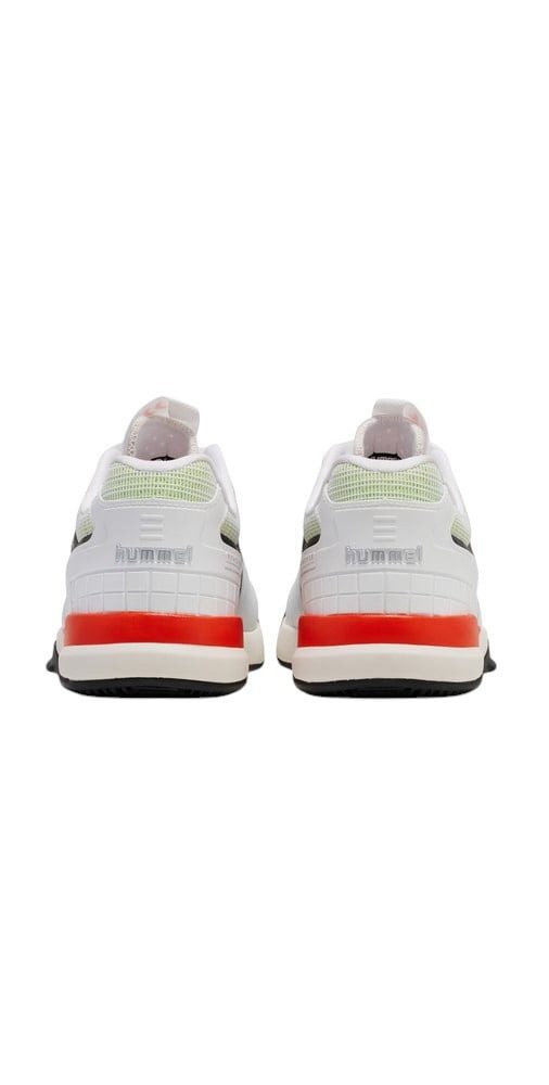 hummel Hallen-Indoorschuhe Power Play Pro weiss/hellgrün/rot Herren Badmintonschuh