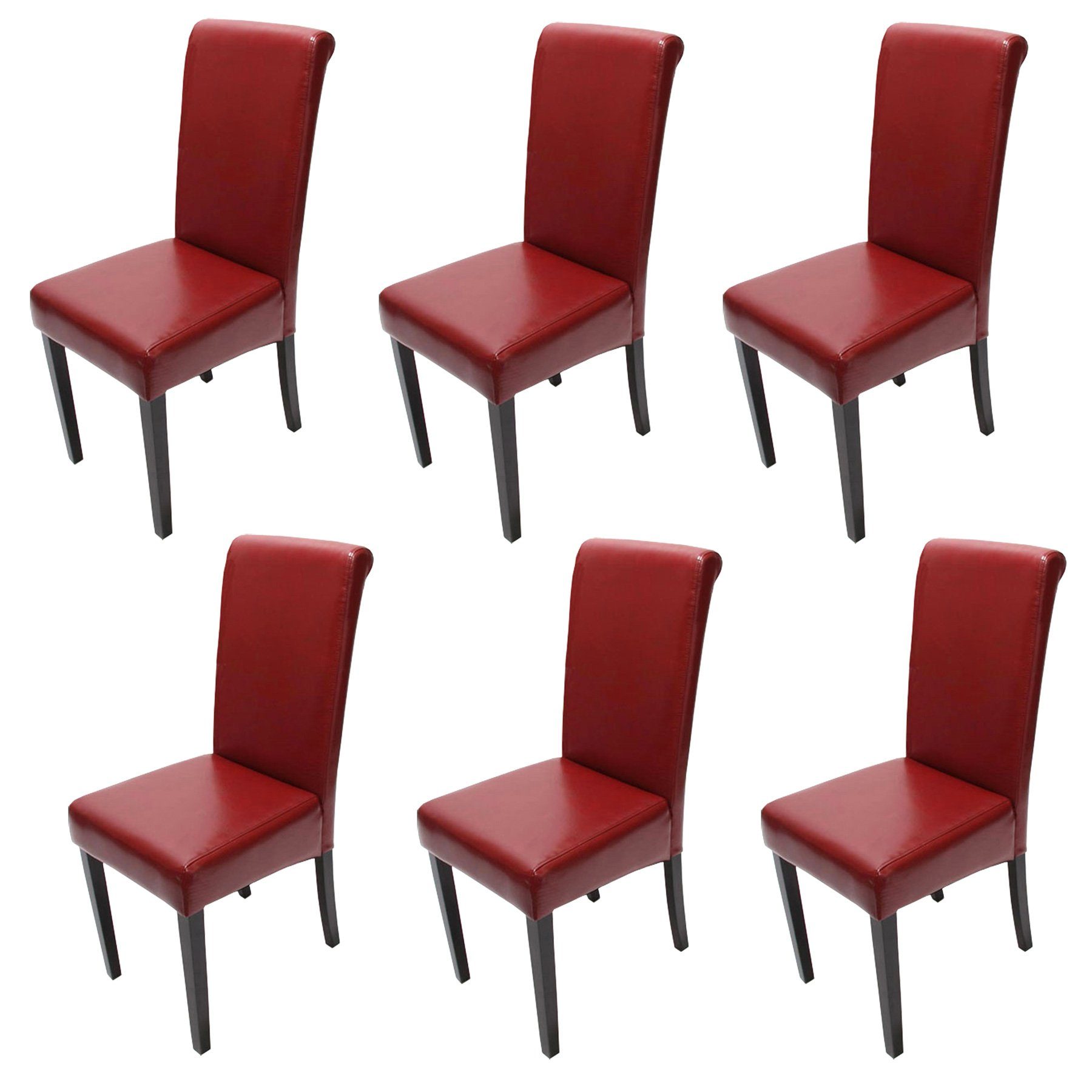 MCW Esszimmerstuhl Lecce II-6 (Set, 6 St), 6er-Set, Abgerundete Ecken und Kanten, Bequeme Sitzhaltung