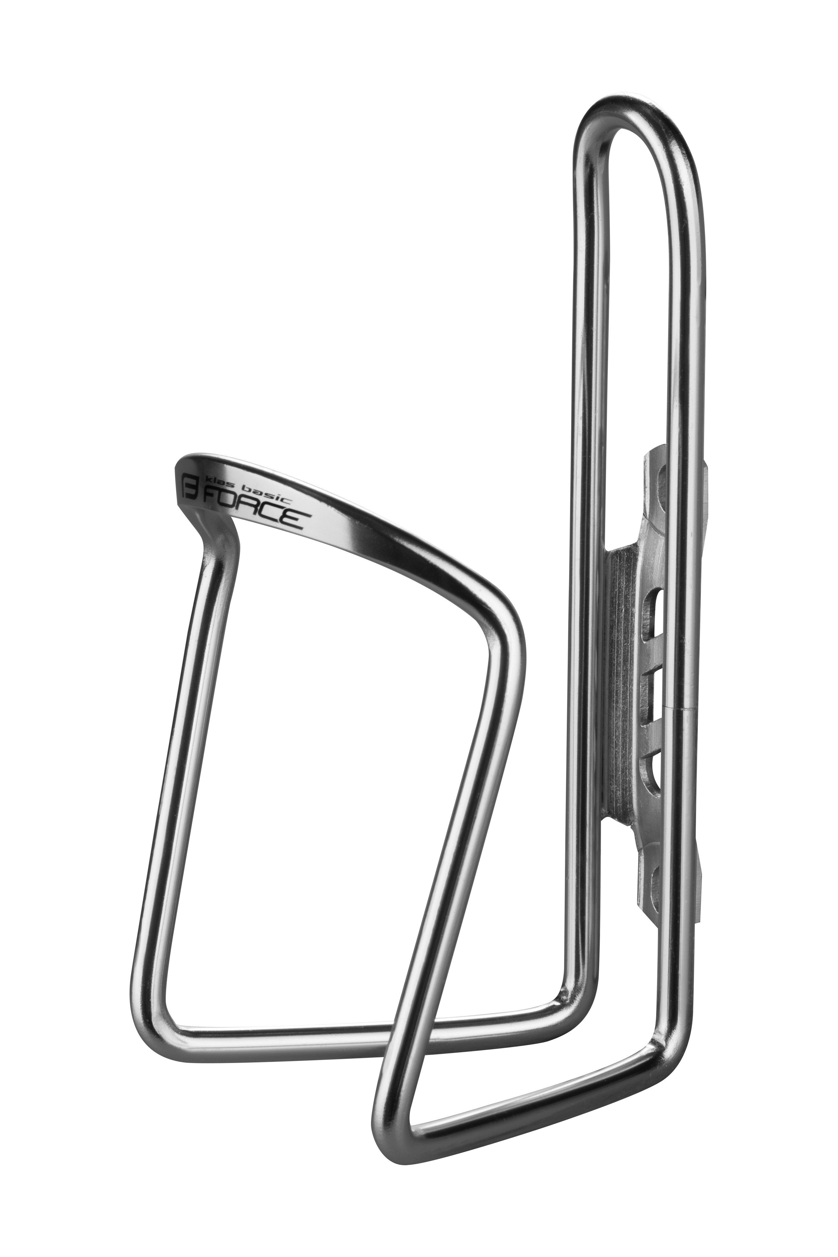 FORCE Fahrrad-Flaschenhalter Flaschenhalter FORCE KLAS AI BASIC silber