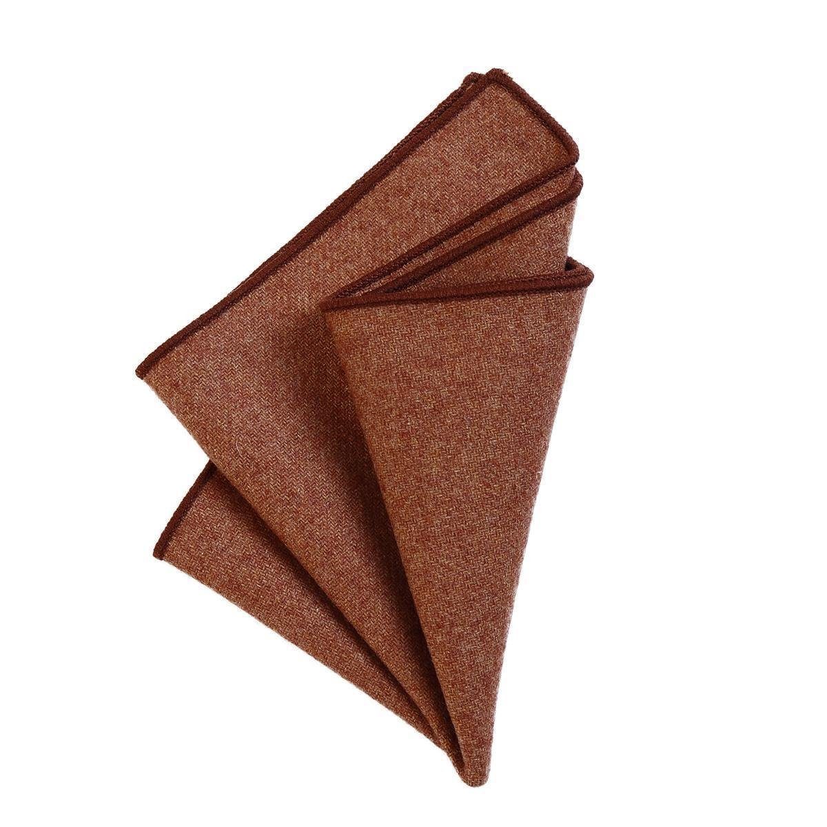 DonDon Fliege DonDon Herren Fliege und Einstecktuch aus Baumwolle (Packung, 2-St) bereits gebunden, Tweed-Look, 2er Set – Bild 2 von 5