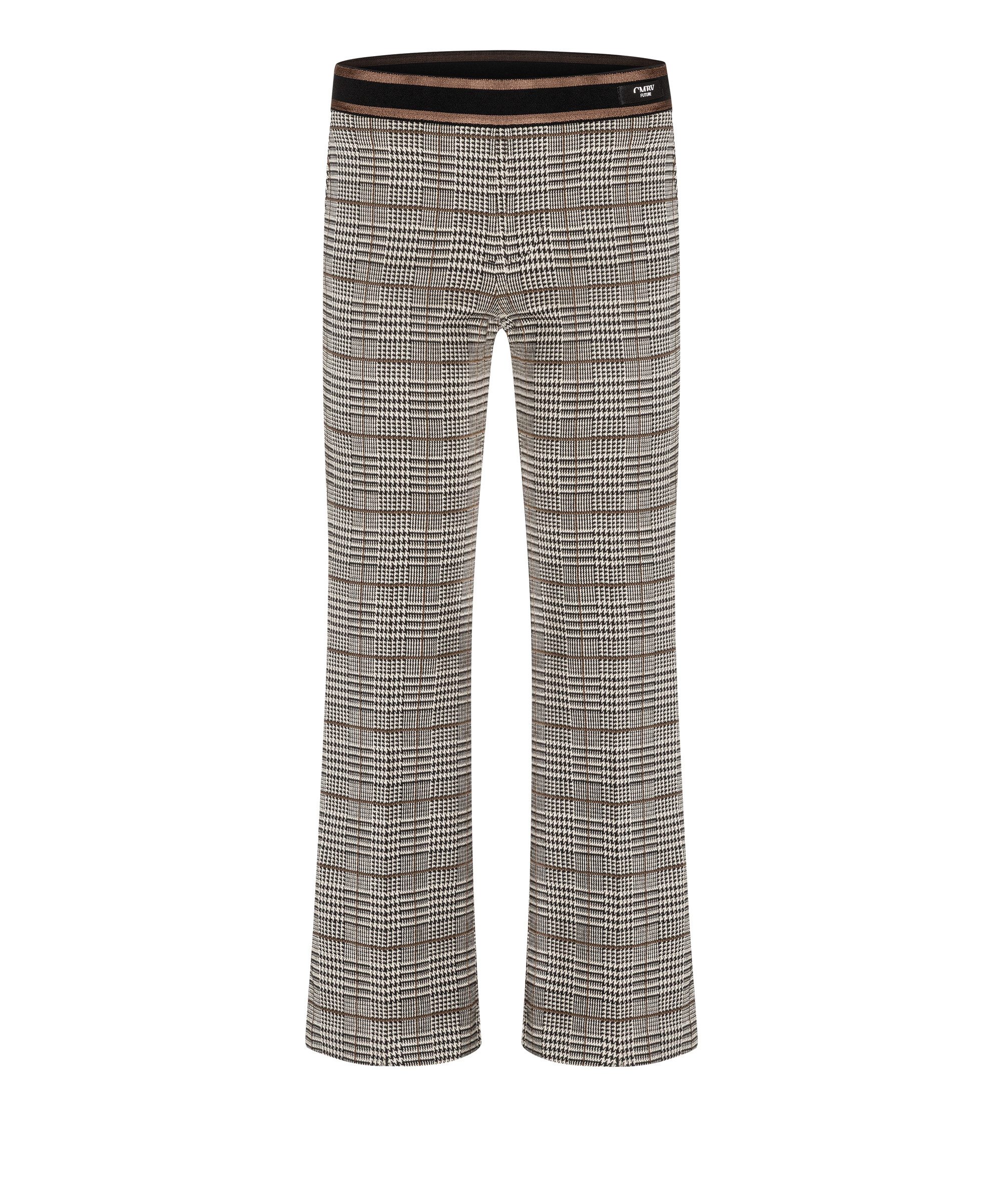 Chinohose Hose mit Karoprint Francoise