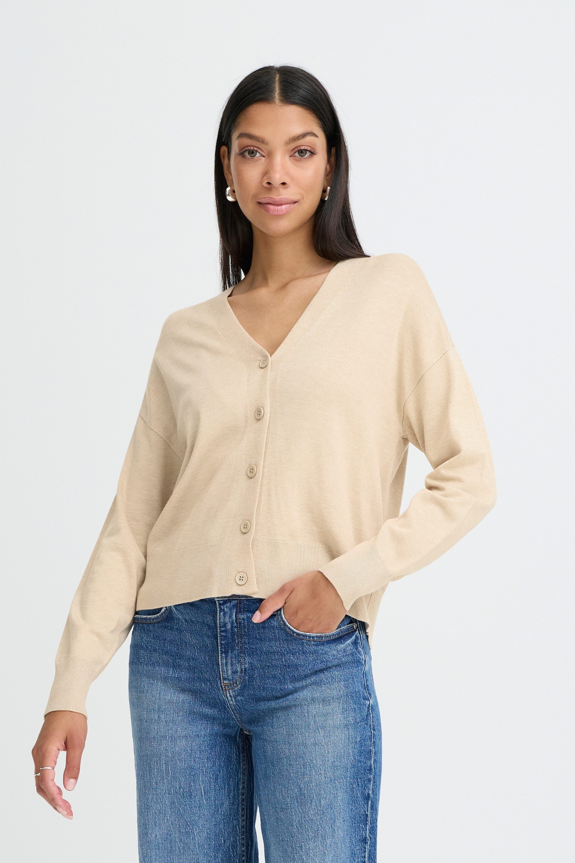 b.young Cardigan Langarm BYMMORLA