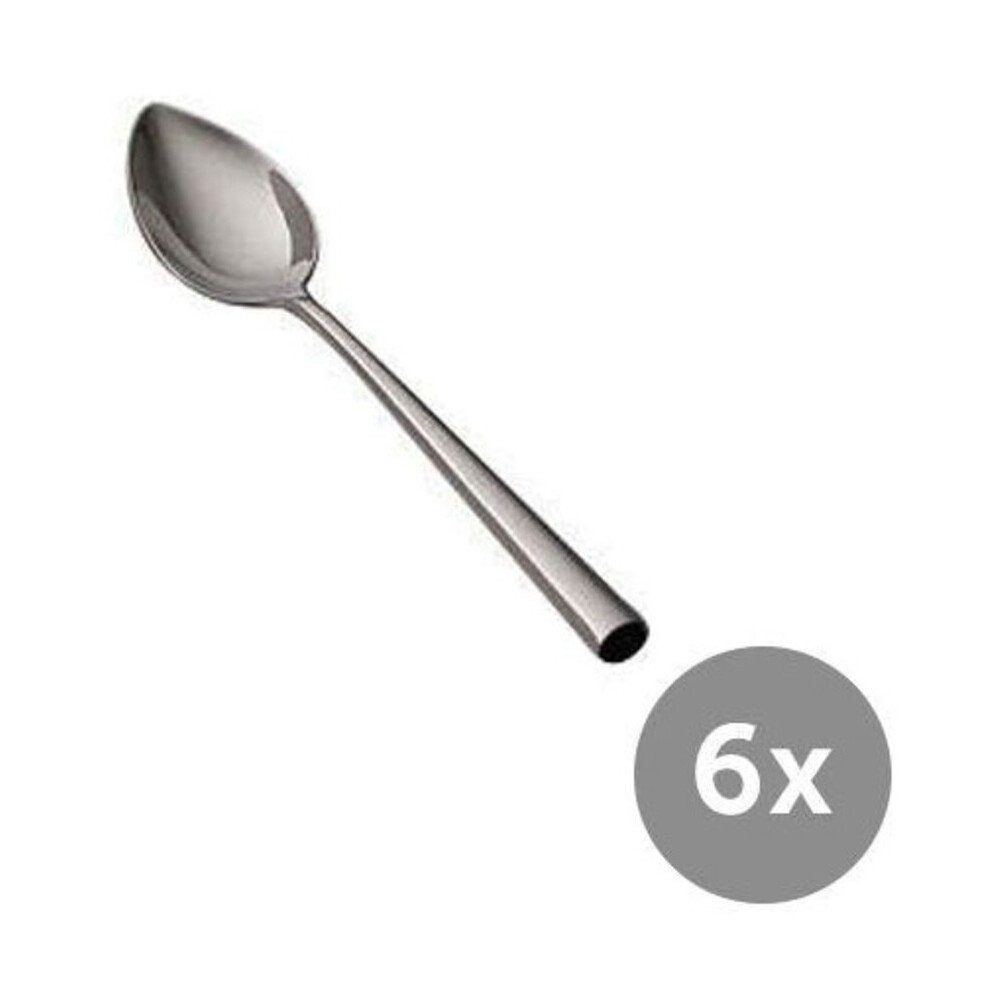 WILKENS Espressolöffel Espresso-/Mokkalöffel 6-tlg. Palladio 18/10 Edelstahl poliert (6 Stück), Espresso-/Mokkalöffel, 6-tlg., 18/10 Edelstahl, silber