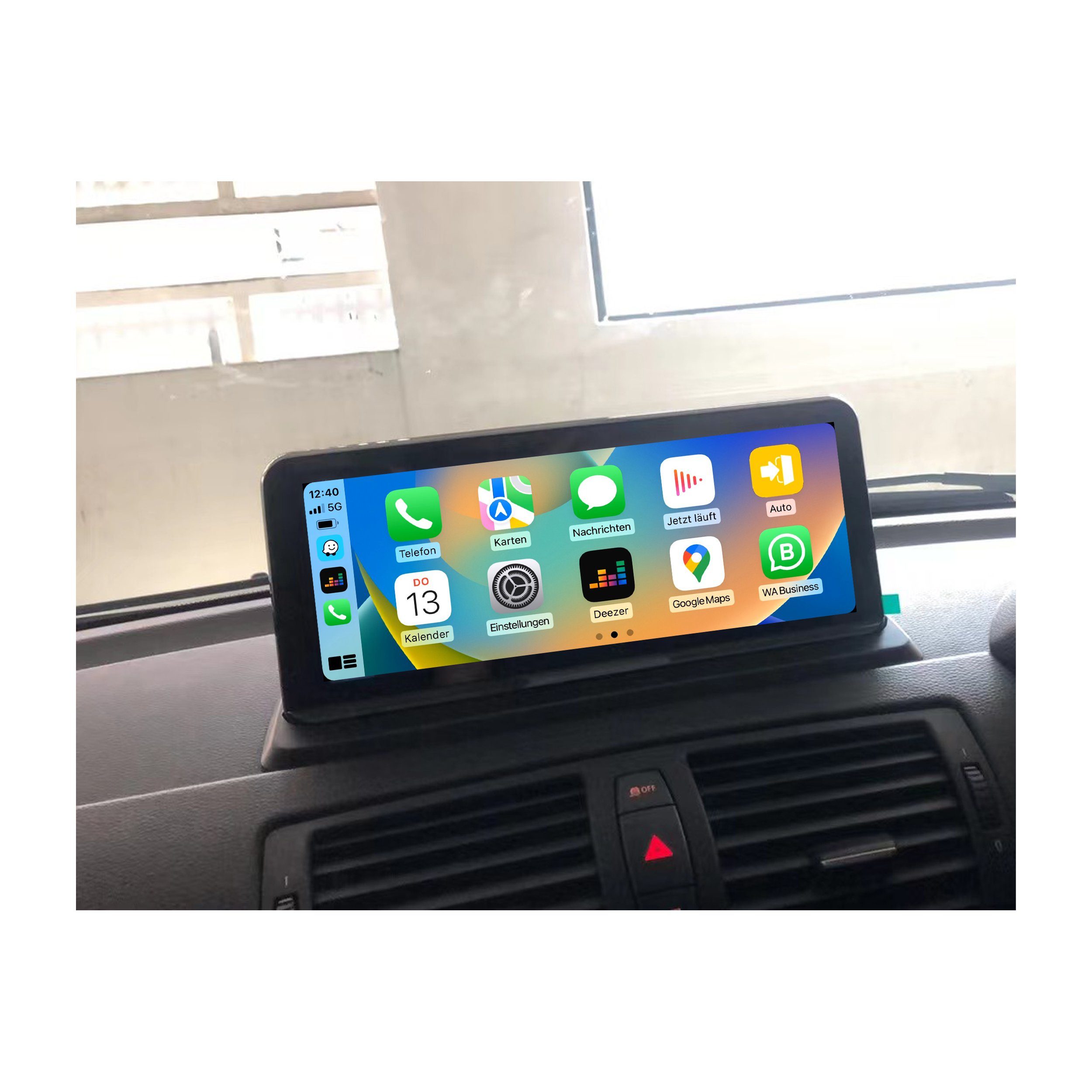 TAFFIO Für BMW E81 E82 E87 E88 CCC System 10.2" Touch Android GPS CarPlay Einbau-Navigationsgerät