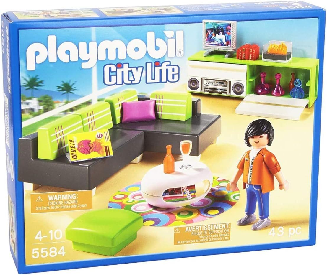 Playmobil® Spielwelt Wohnzimmer, (Set, 1-tlg., 1 günstig online kaufen