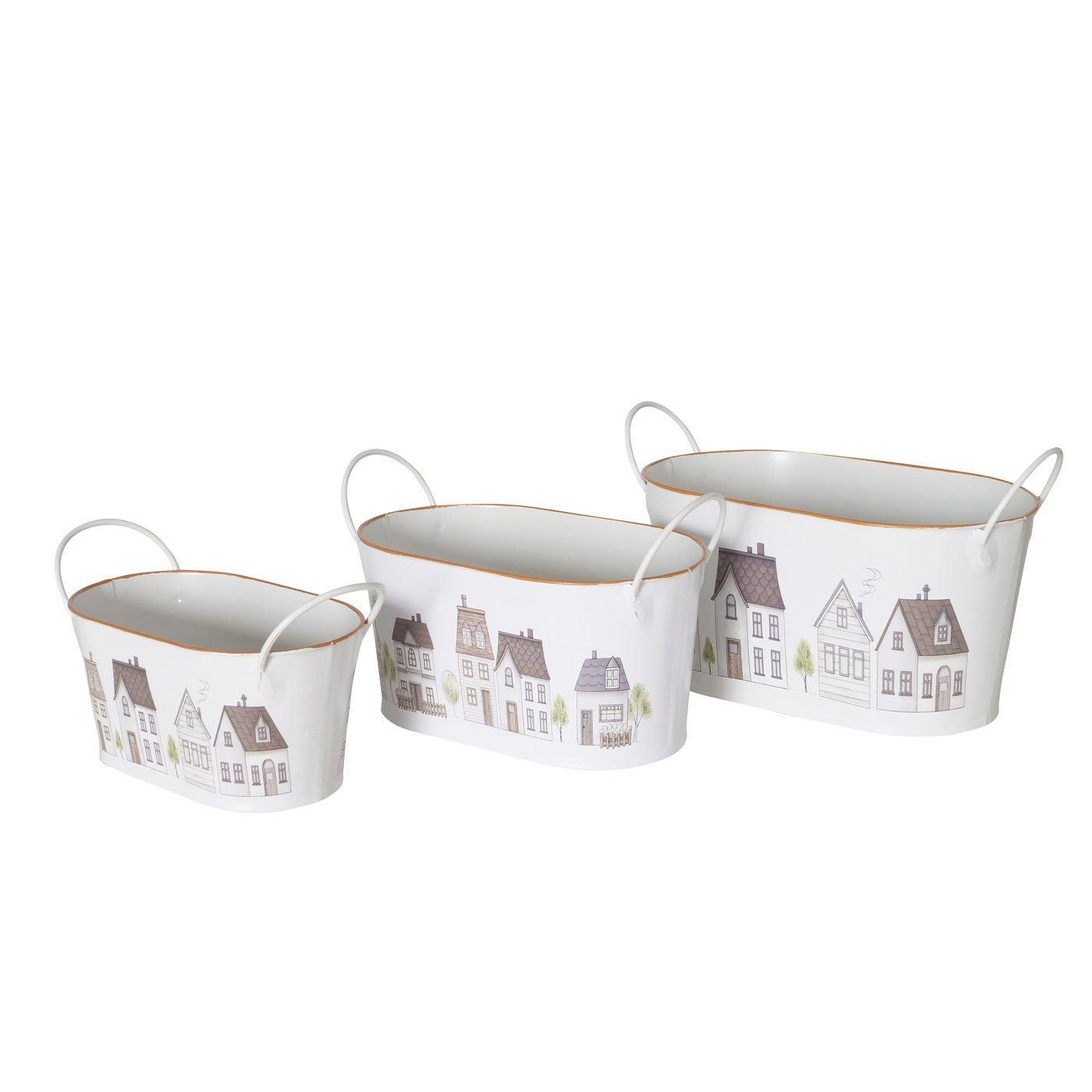 ReWu Blumentopf Pflanztopf Pflanzwanne Bergström 3-teilig (3er-SET)