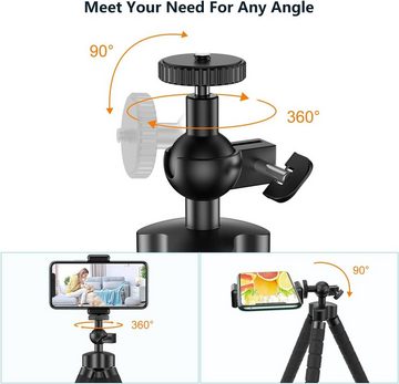 Rhodesy Selfie-Stick Bluetooth Oktopus Tripod: Smartphone Stativ für Videos & Selfies, Legierter Stahl, Kugelkopf, Bluetooth, vielseitig, stabil, flexibel.
