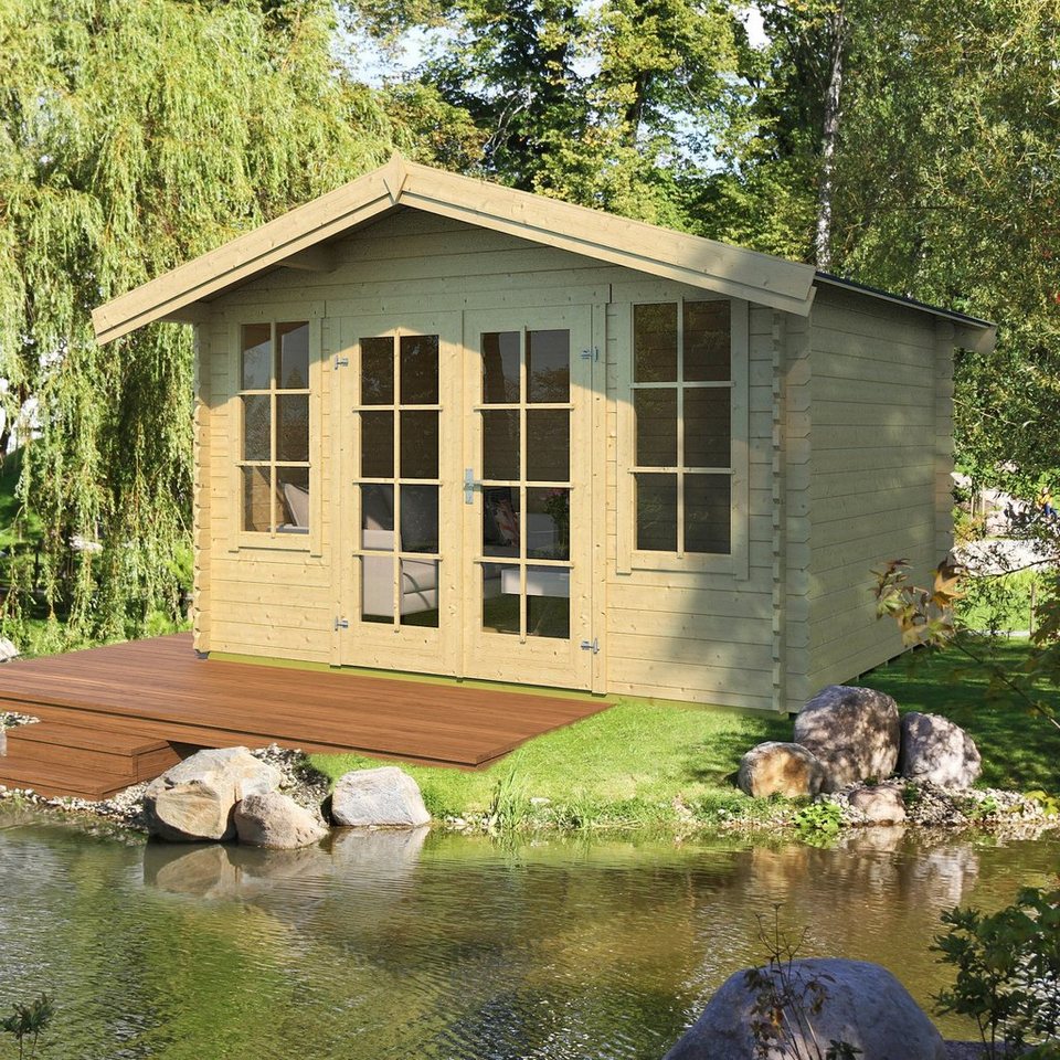 Gerätehaus Mini Mit Fußboden 120 X 126 Cm Natur