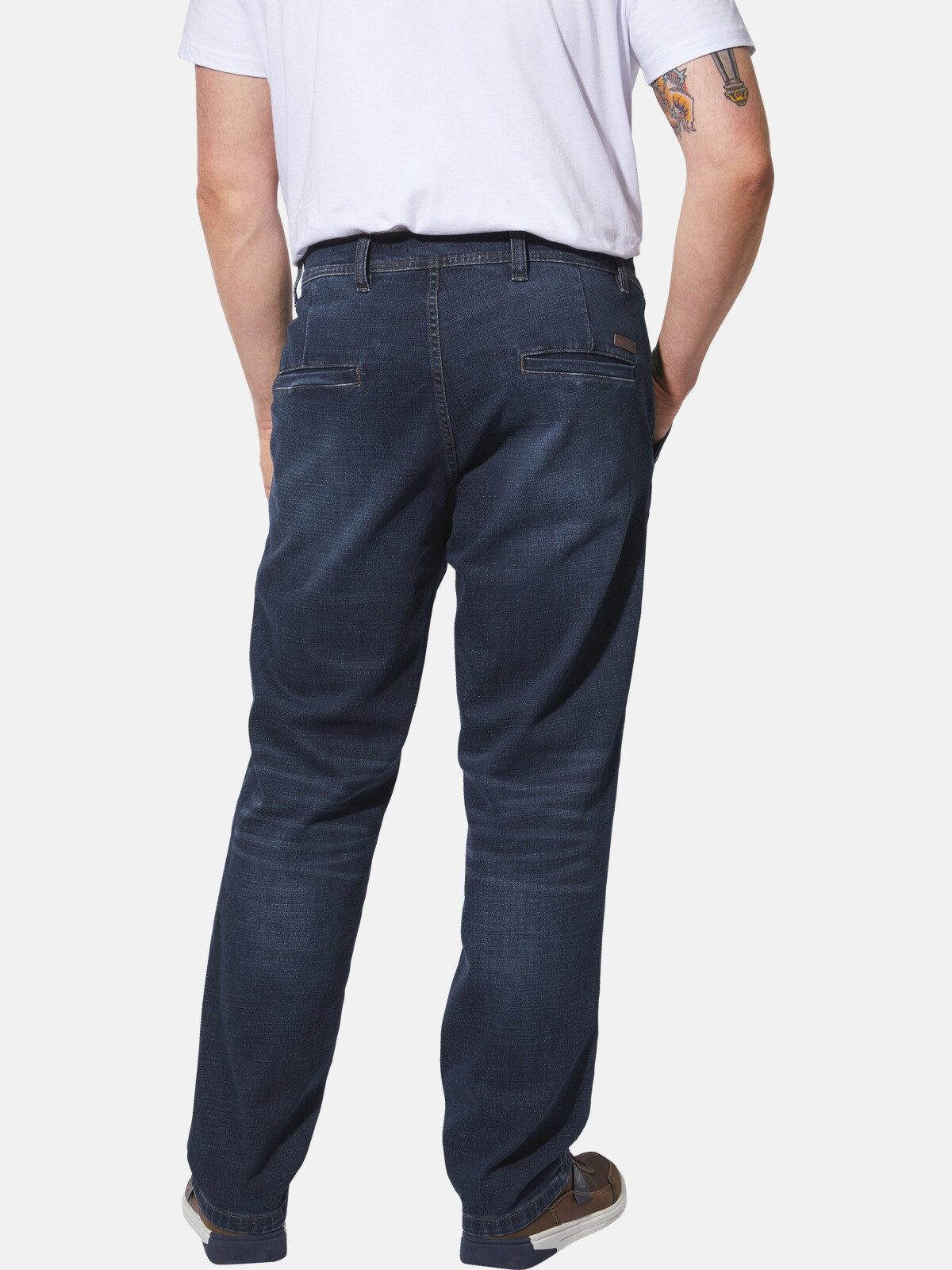 Charles Colby Comfort-fit-Jeans BARON GEORGERTON mit inklusive Gürtel