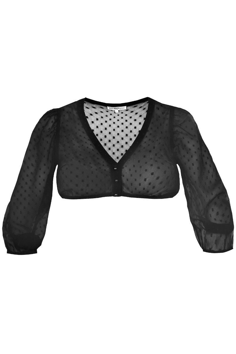 Dirndlbluse Dirndlbluse - AHORNTAL - schwarz