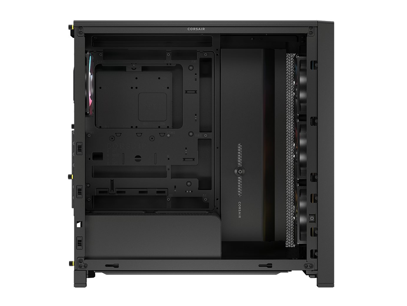Corsair PC-Gehäuse FRAME 4000D LCD RS Performance Mid-Tower, Black, nur Gehäuse