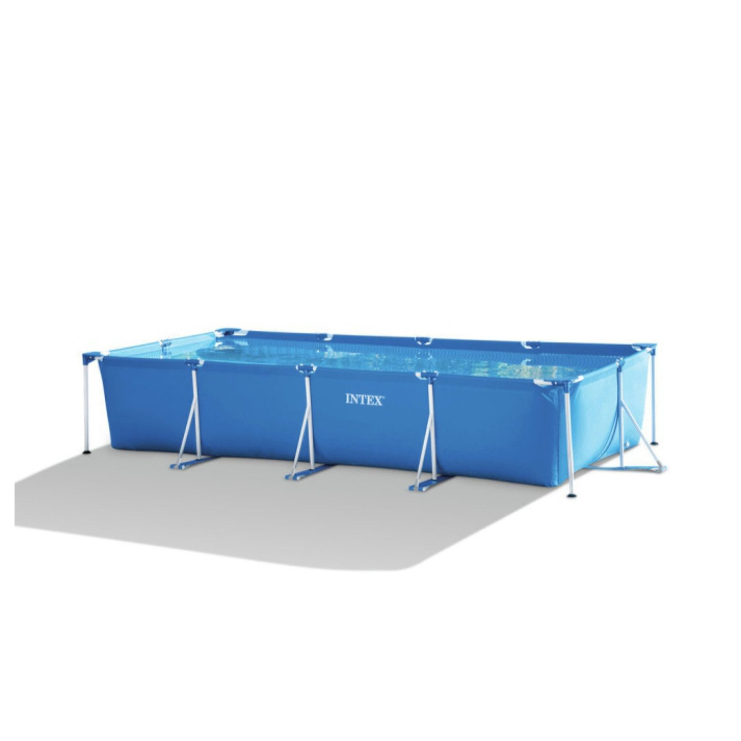 Intex Framepool Set Serie "Family", 450 x 220 x 84 cm, inkl. Kartuschenfilteranlage