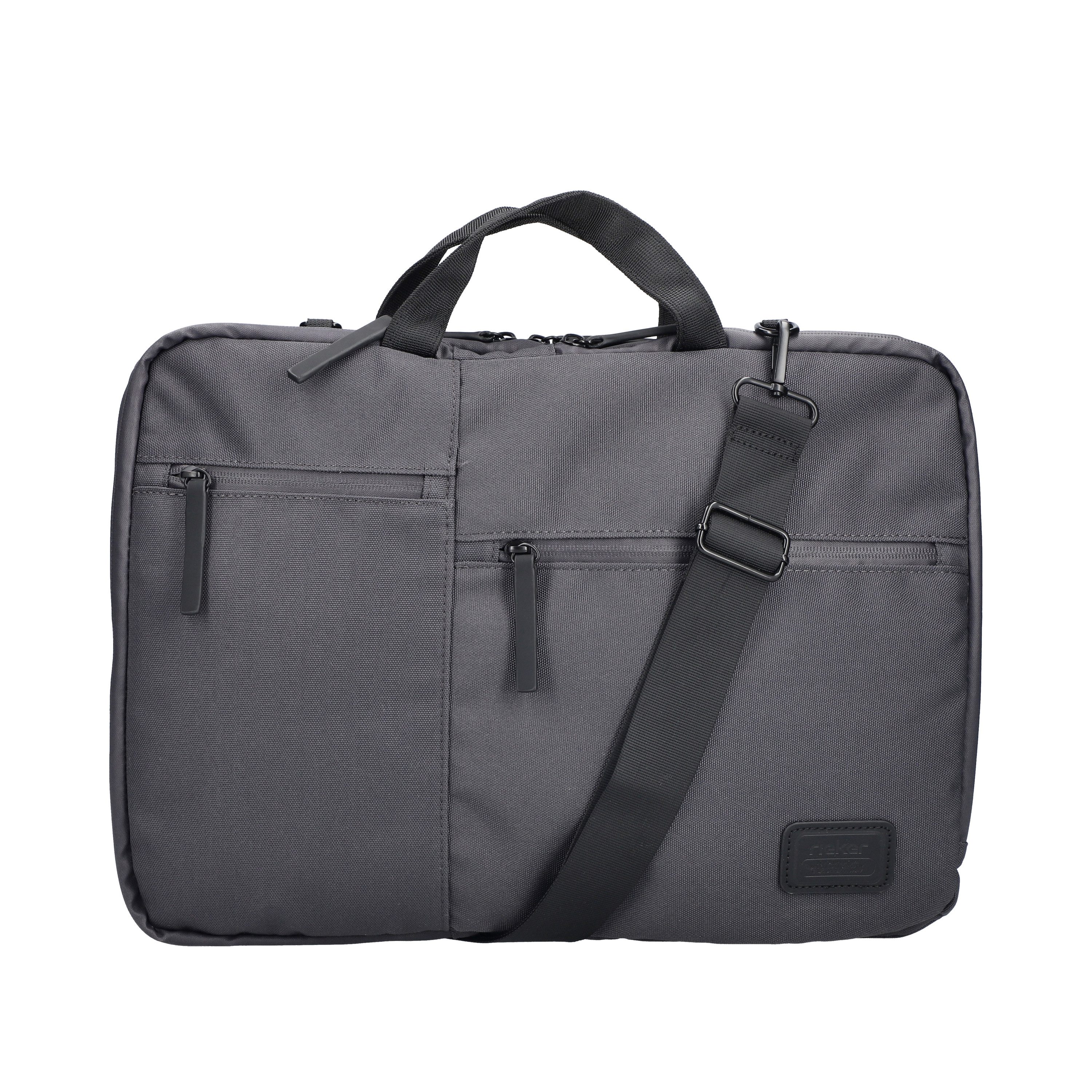 Rieker Businesstasche, Herren Arbeitstasche, Laptoptasche mit 2 geräumigen Hauptfächern