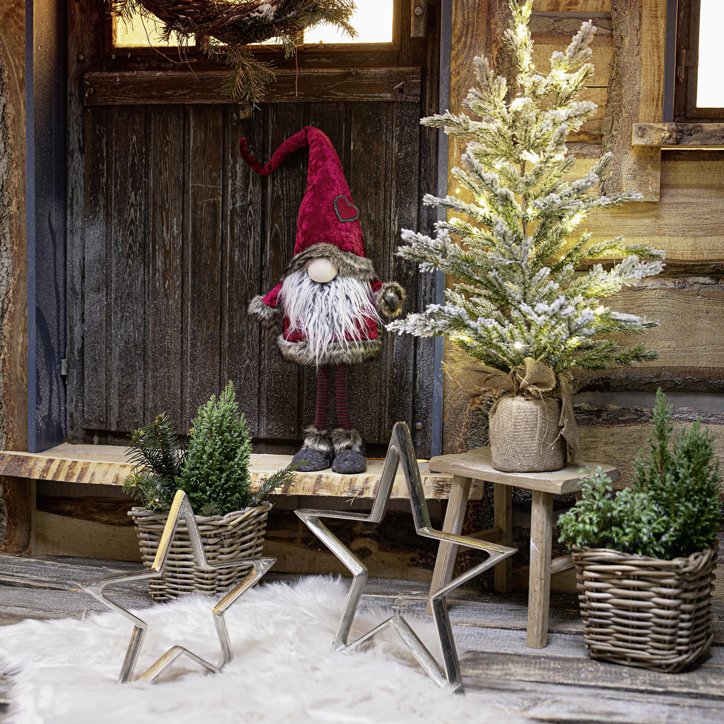 Weihnachtsfigur Santa "Stelzenbeine"