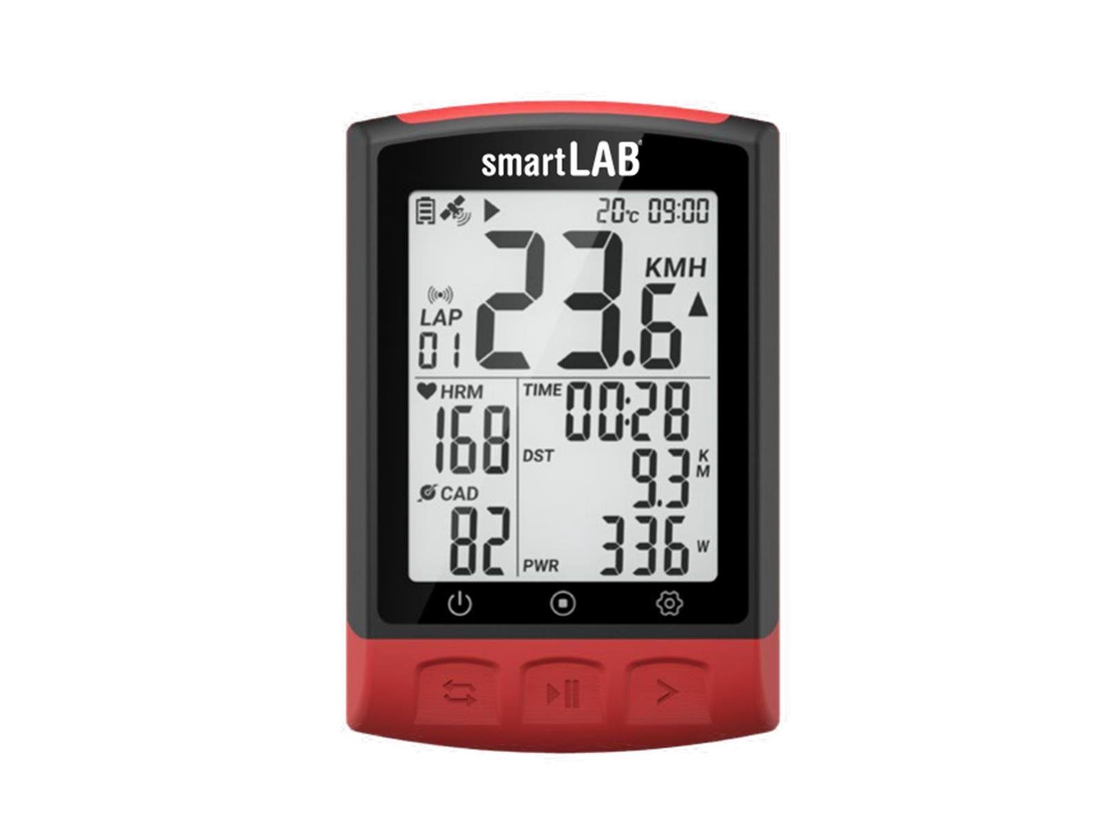 smartLAB Fahrradcomputer smartLAB bike2 smarter GPS Fahrrad Computer mit ANT+ & Bluetooth