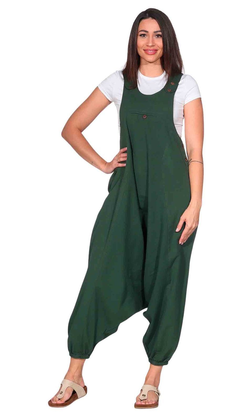 KUNST UND MAGIE Haremshose Kunst und Magie Hippie Latzhose Haremshose Hose Psy Goa 70er Overall