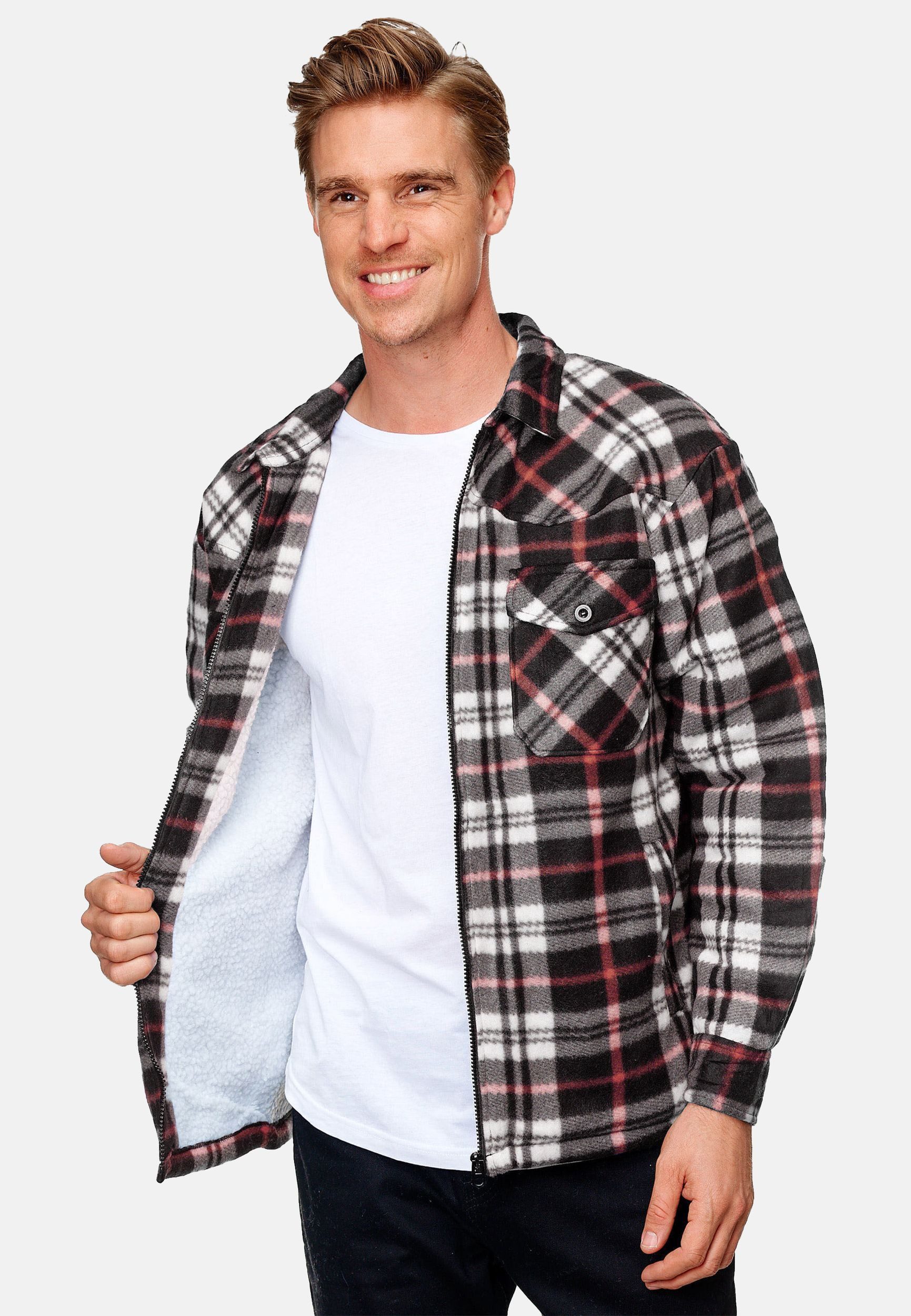 Egomaxx Blouson Fleece Holzfäller Kariert Gefüttert günstig online kaufen