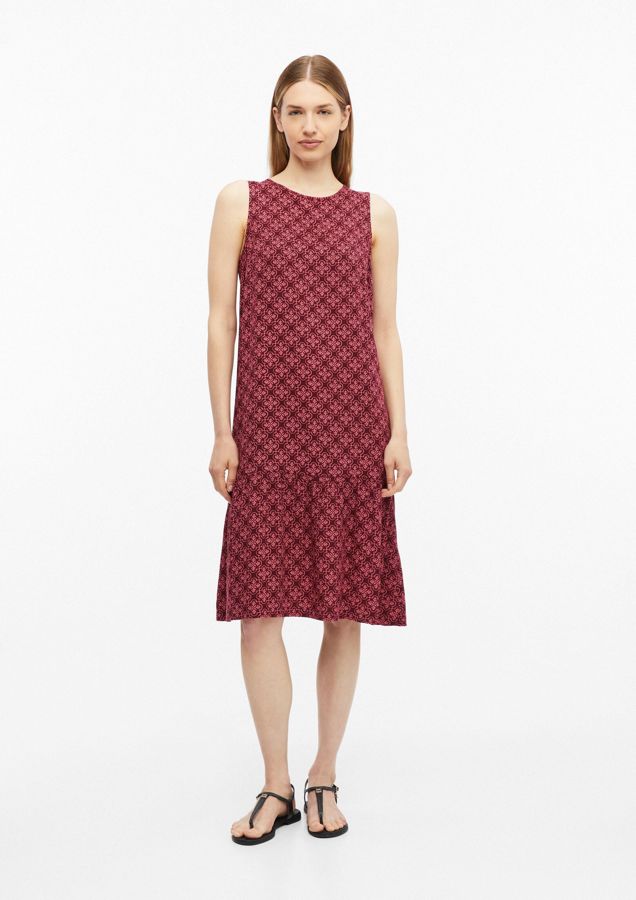 s.Oliver Midikleid Kleid Stufenkleid aus Viskose