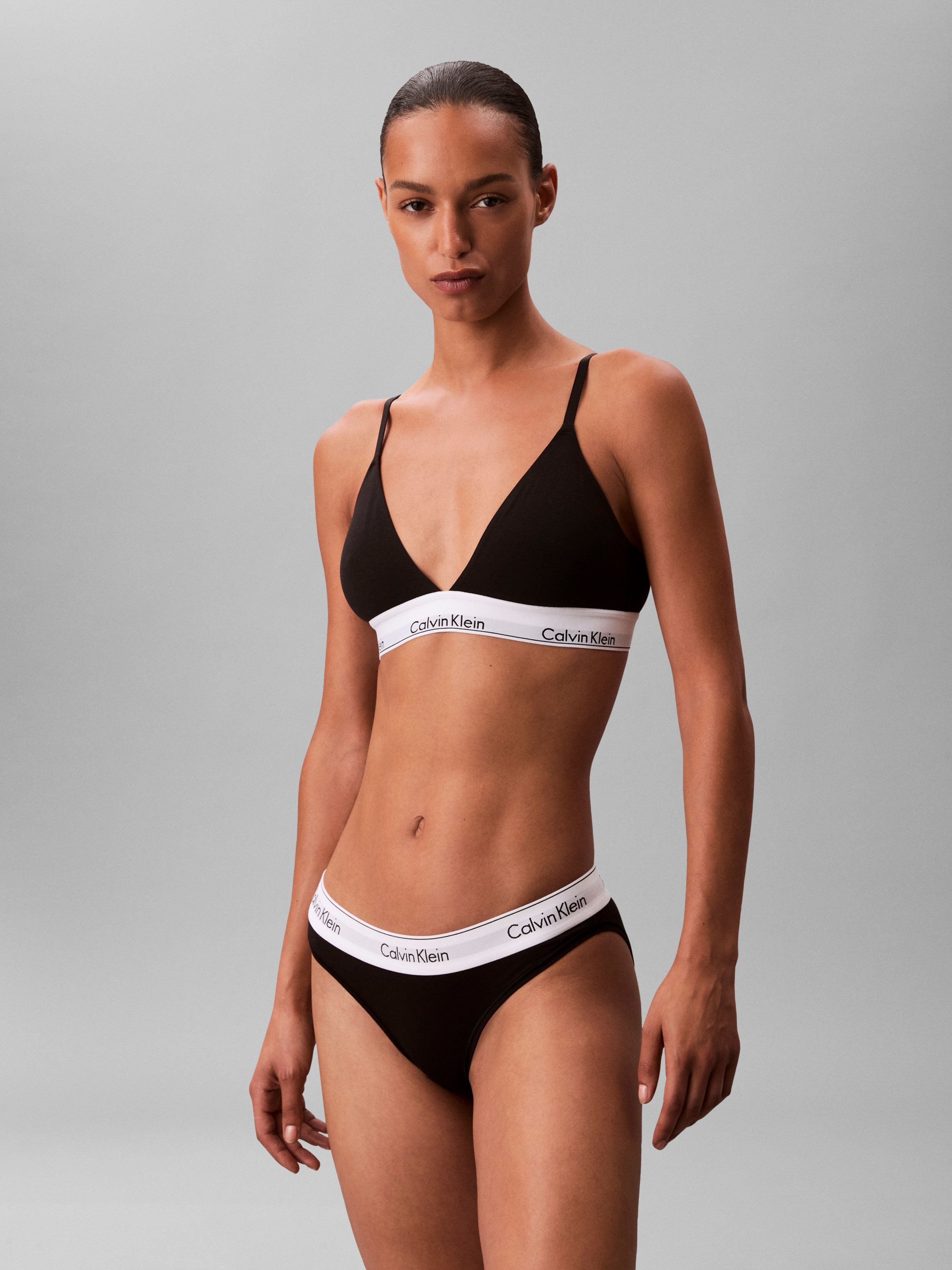 Calvin Klein Underwear Triangel-BH LGHT LINED TRIANGLE mit CK-Logo am Bund