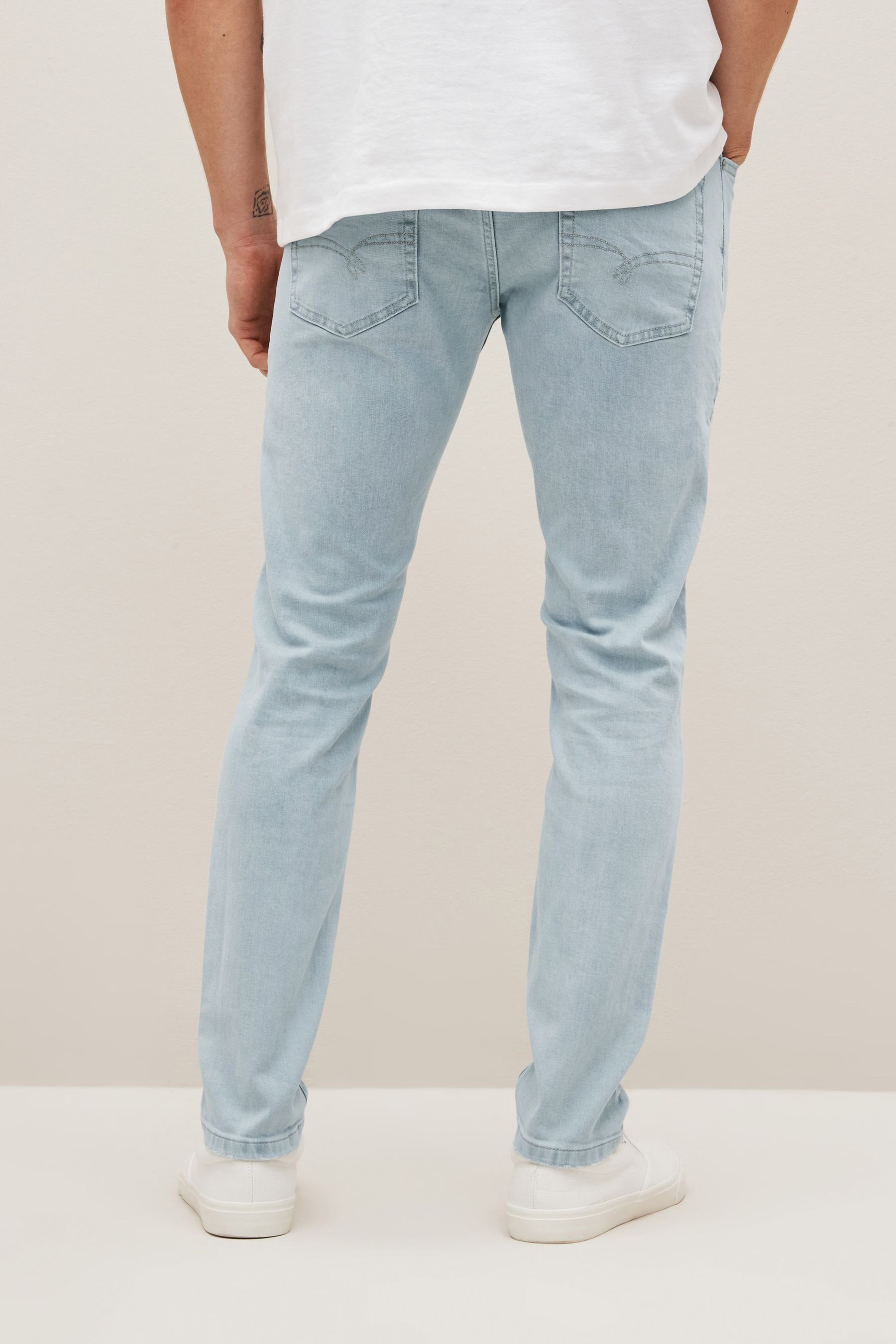 Next Skinny-fit-Jeans Fit (1-tlg) Essential Skinny Light mit Jeans Stretch Grey