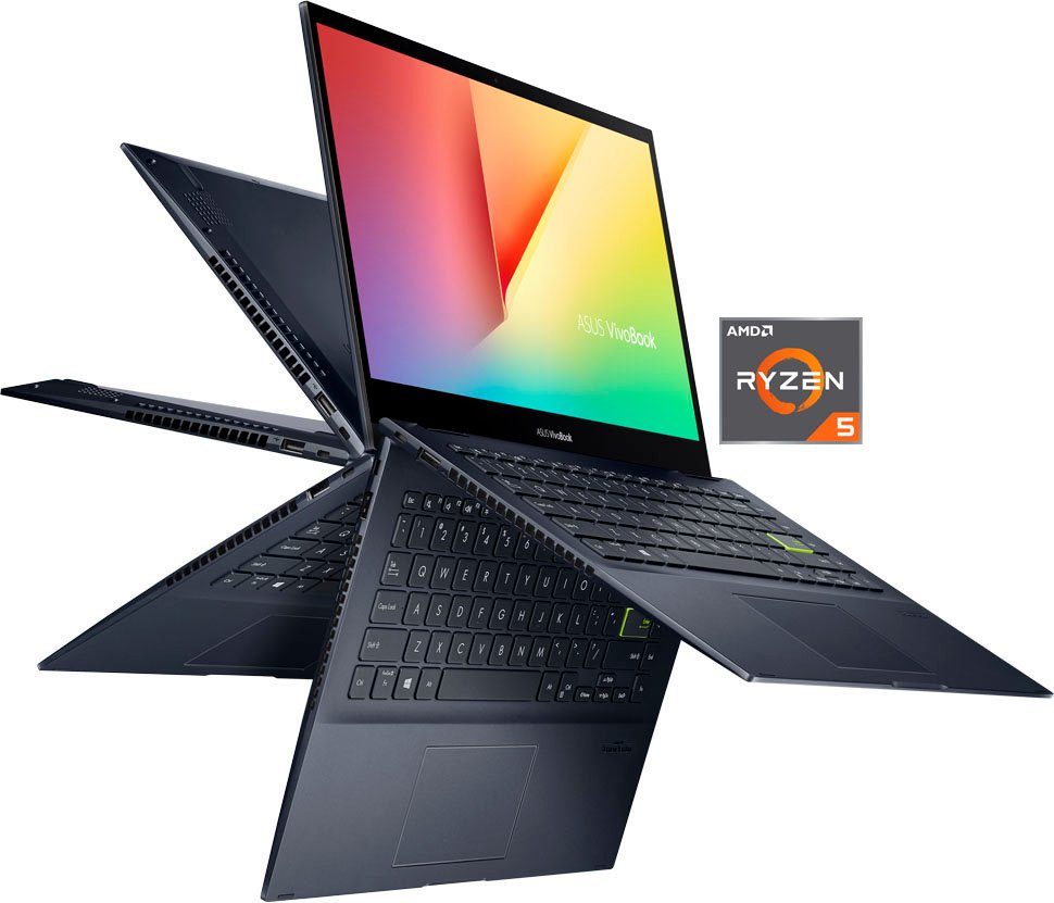Asus VivoBook Flip 14 TM420IAEC216T Convertible Notebook (35,56 cm/14 Zoll, AMD Ryzen 5, Radeon