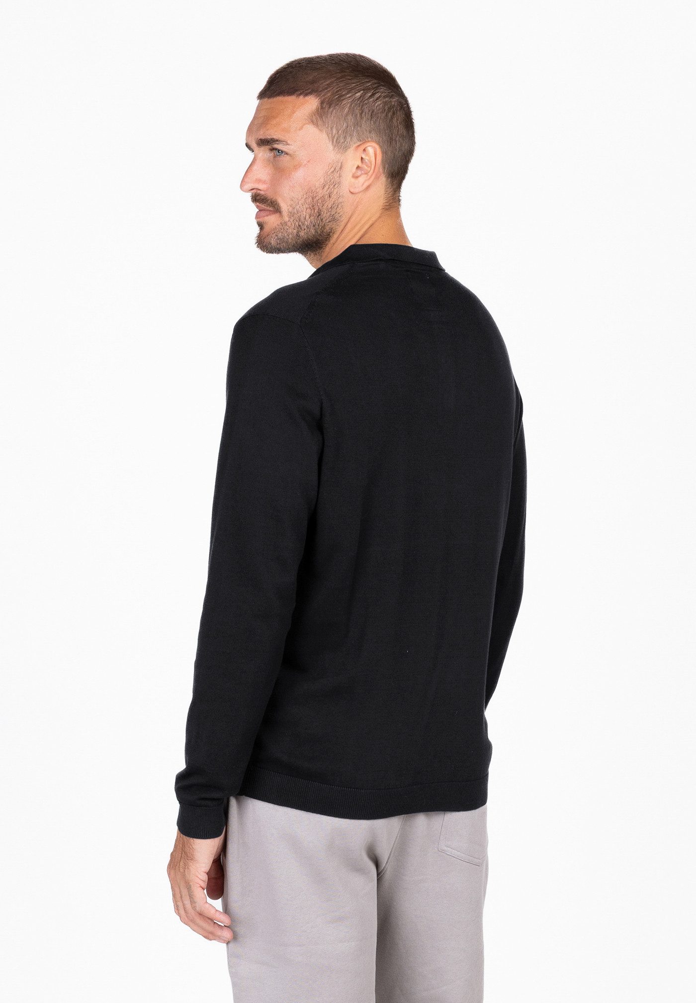 Key Largo Stehkragenpullover MST KLPISA polo button